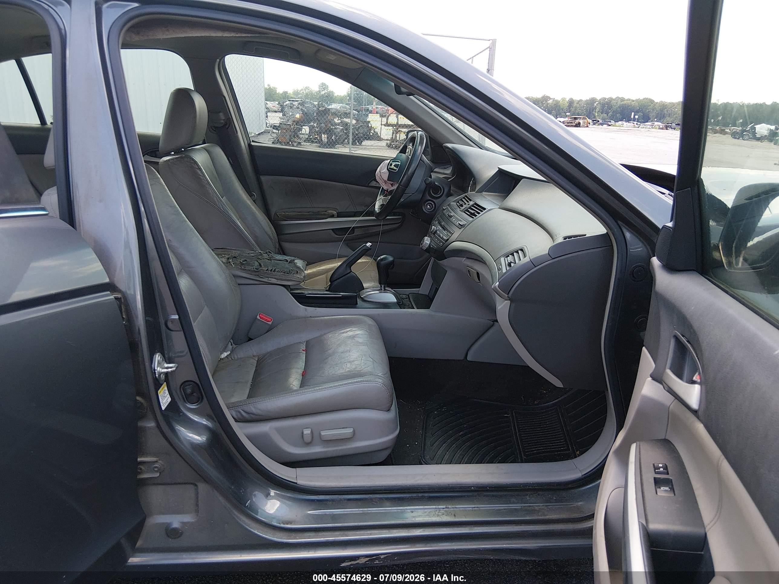 2009 Honda Accord 3.5 Ex-l Gray vin: 1HGCP36859A013844