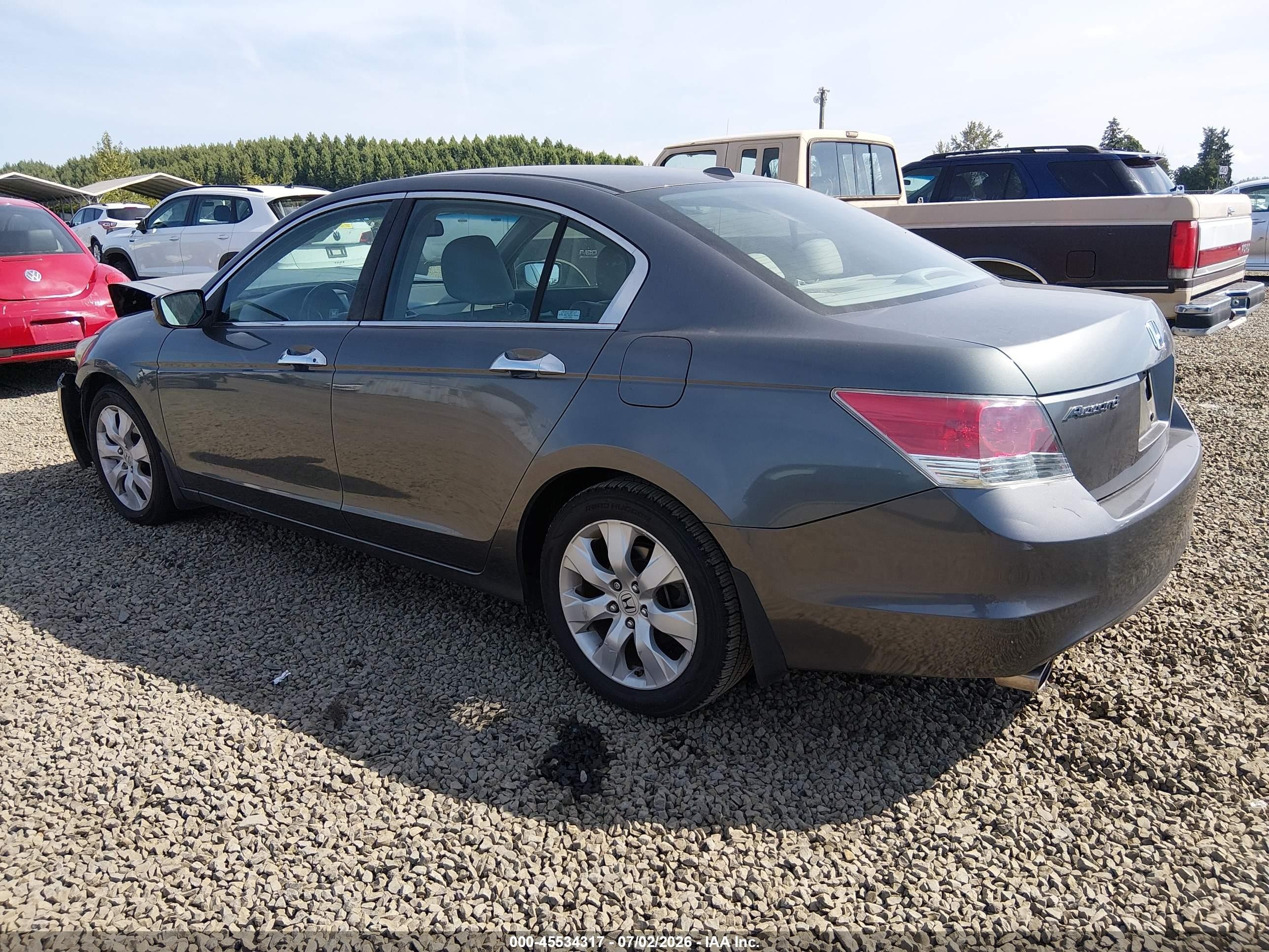 2009 Honda Accord 3.5 Ex-l Gray vin: 1HGCP36859A015822