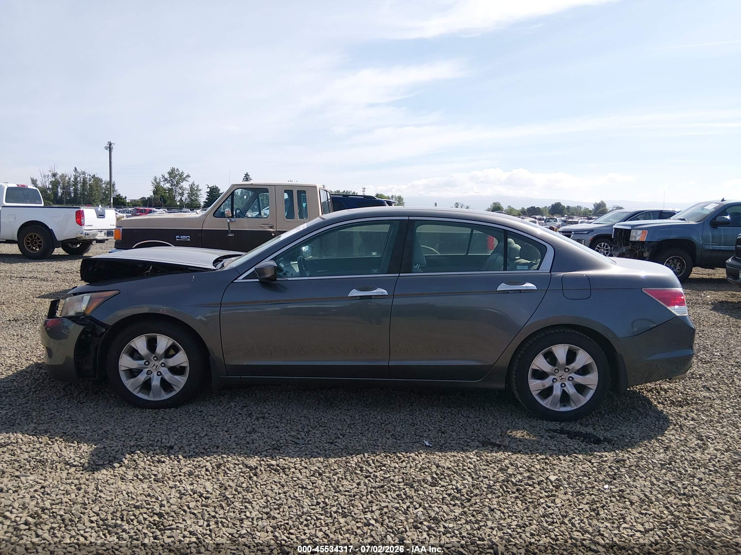2009 Honda Accord 3.5 Ex-l Gray vin: 1HGCP36859A015822
