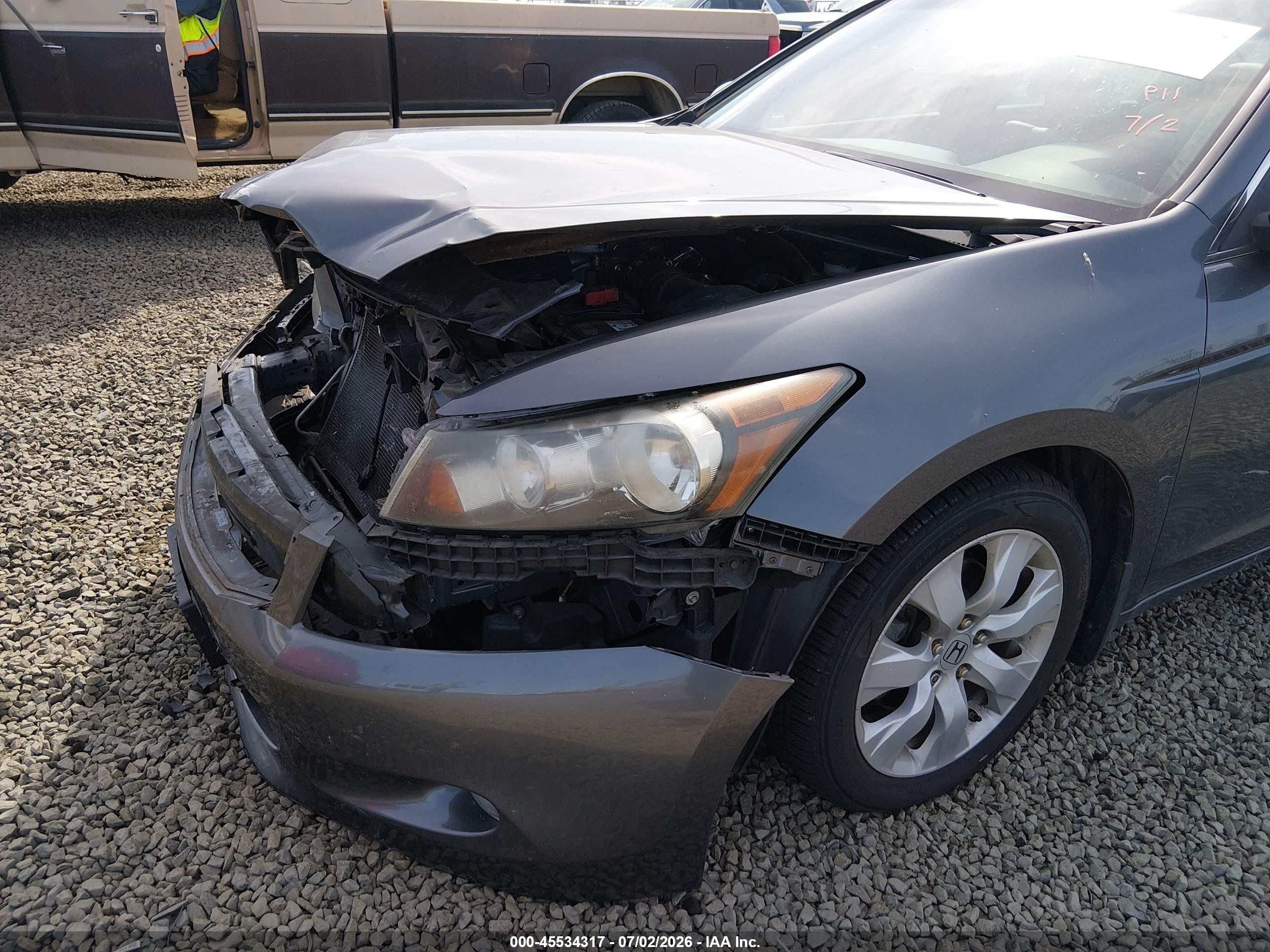 2009 Honda Accord 3.5 Ex-l Gray vin: 1HGCP36859A015822