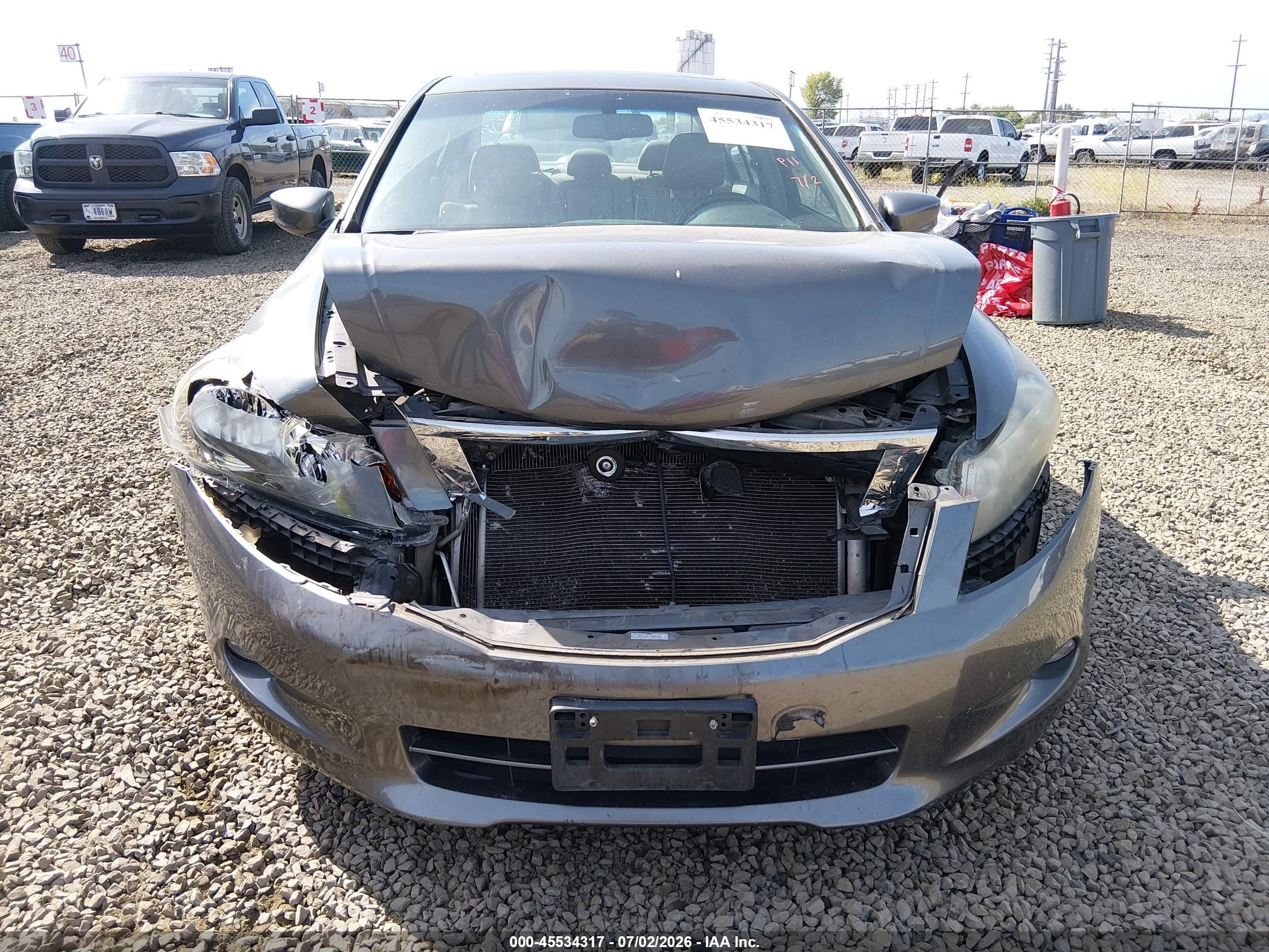 2009 Honda Accord 3.5 Ex-l Gray vin: 1HGCP36859A015822