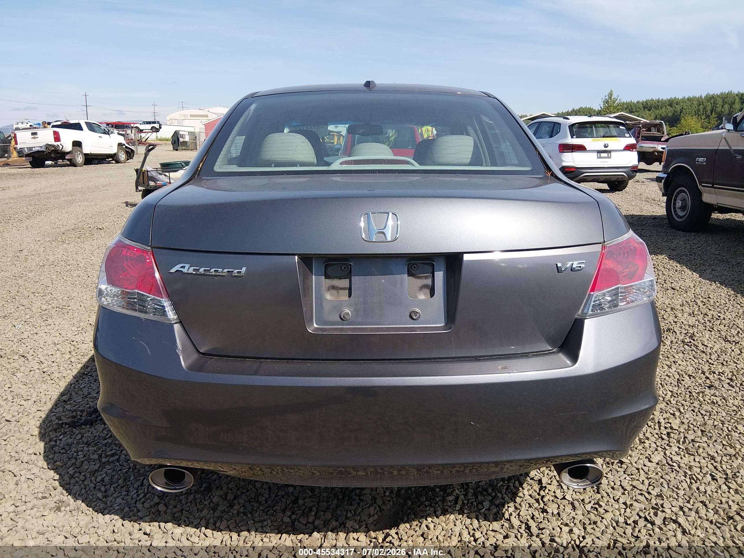 2009 Honda Accord 3.5 Ex-l Gray vin: 1HGCP36859A015822