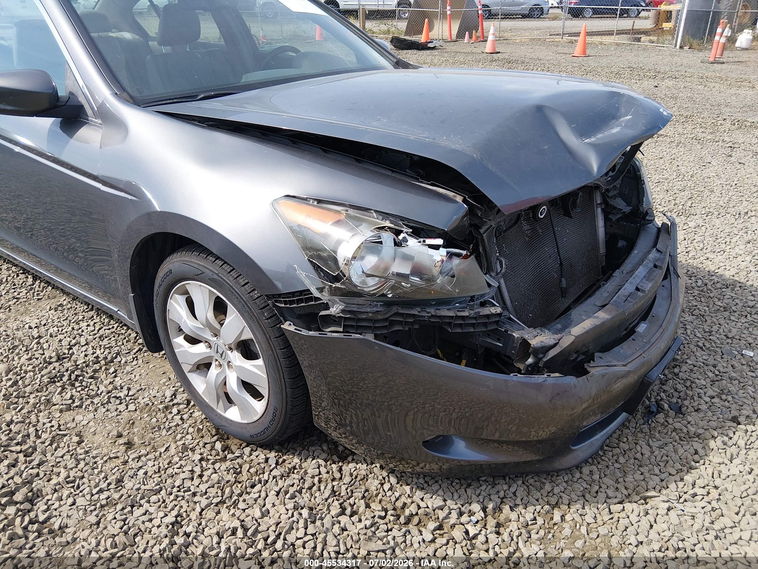 2009 Honda Accord 3.5 Ex-l Gray vin: 1HGCP36859A015822