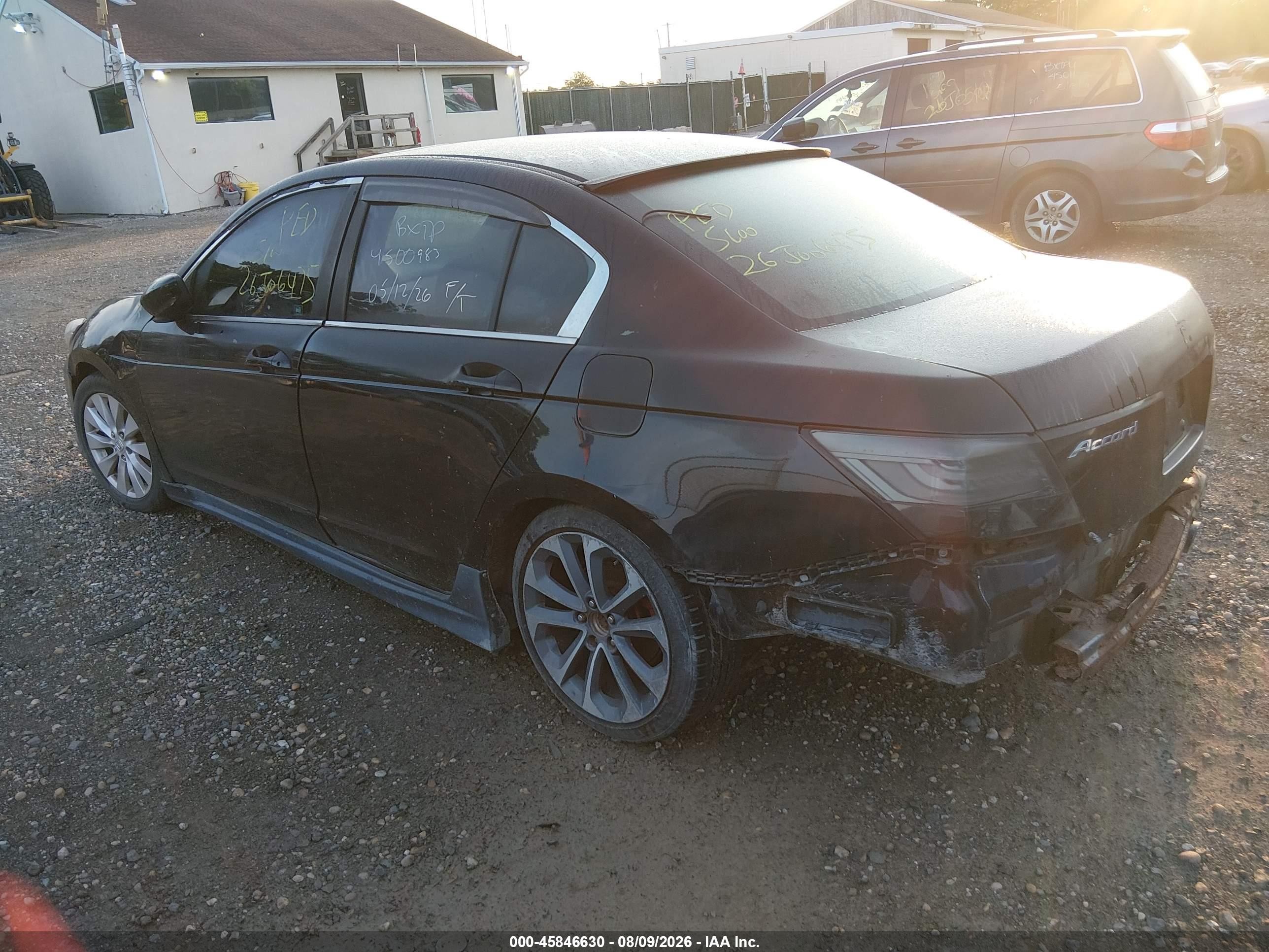 2009 Honda Accord 3.5 Ex-l Black vin: 1HGCP36859A016520