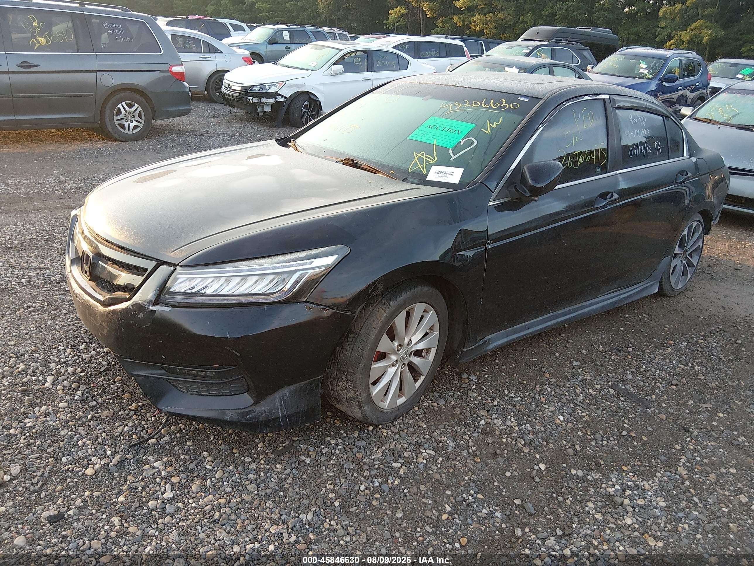 2009 Honda Accord 3.5 Ex-l Black vin: 1HGCP36859A016520