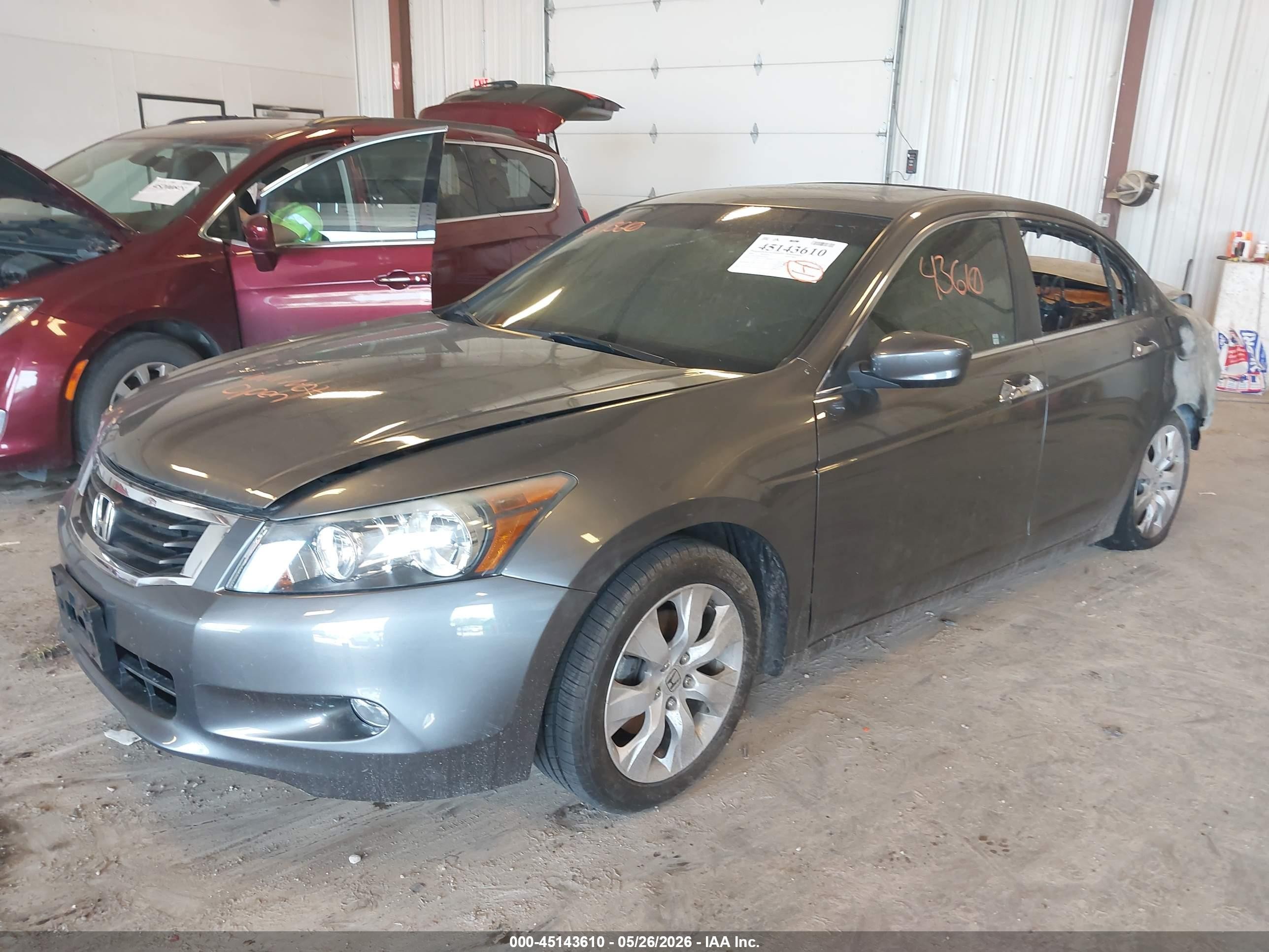 2009 Honda Accord 3.5 Ex-l Серый vin: 1HGCP36859A022933