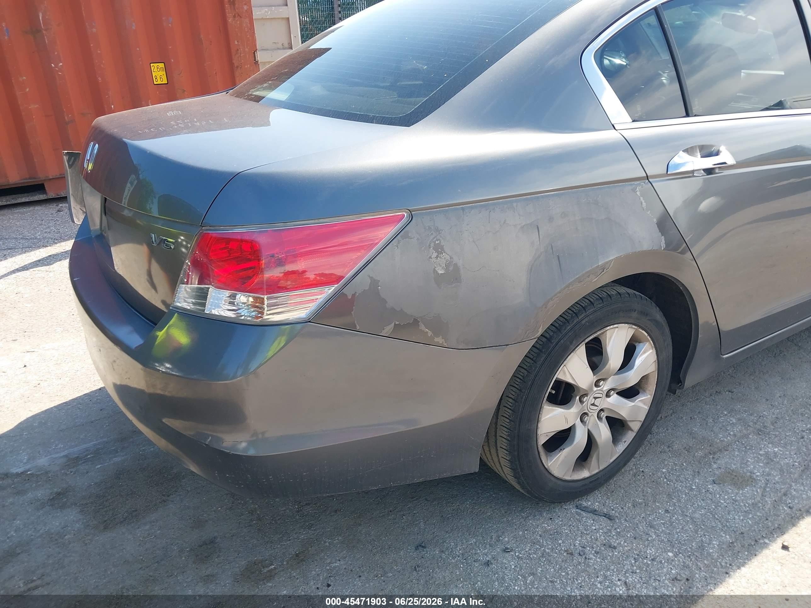 2009 Honda Accord 3.5 Ex-l Серый vin: 1HGCP36859A027971