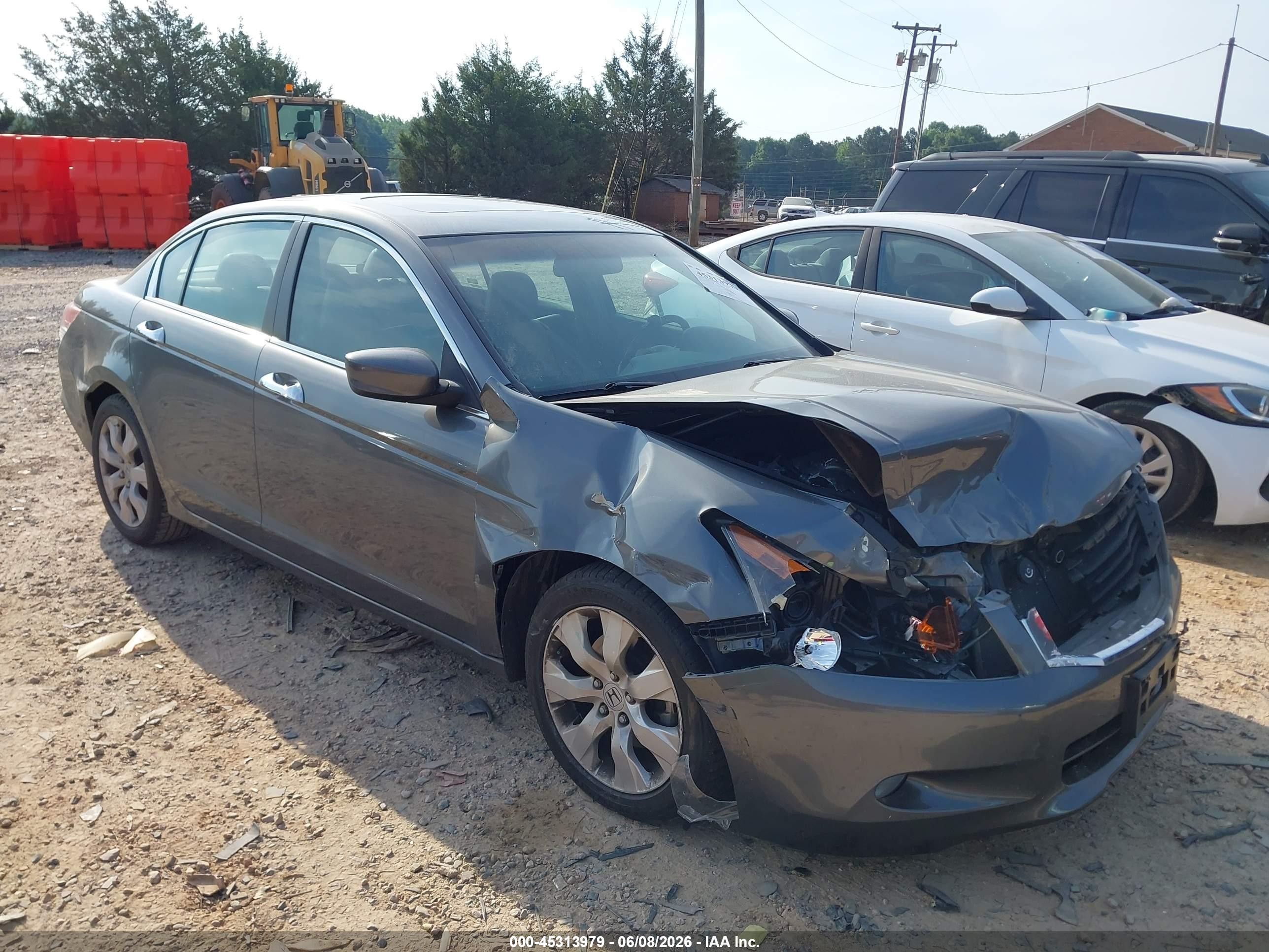 2009 Honda Accord 3.5 Ex-l Серый vin: 1HGCP36859A027999