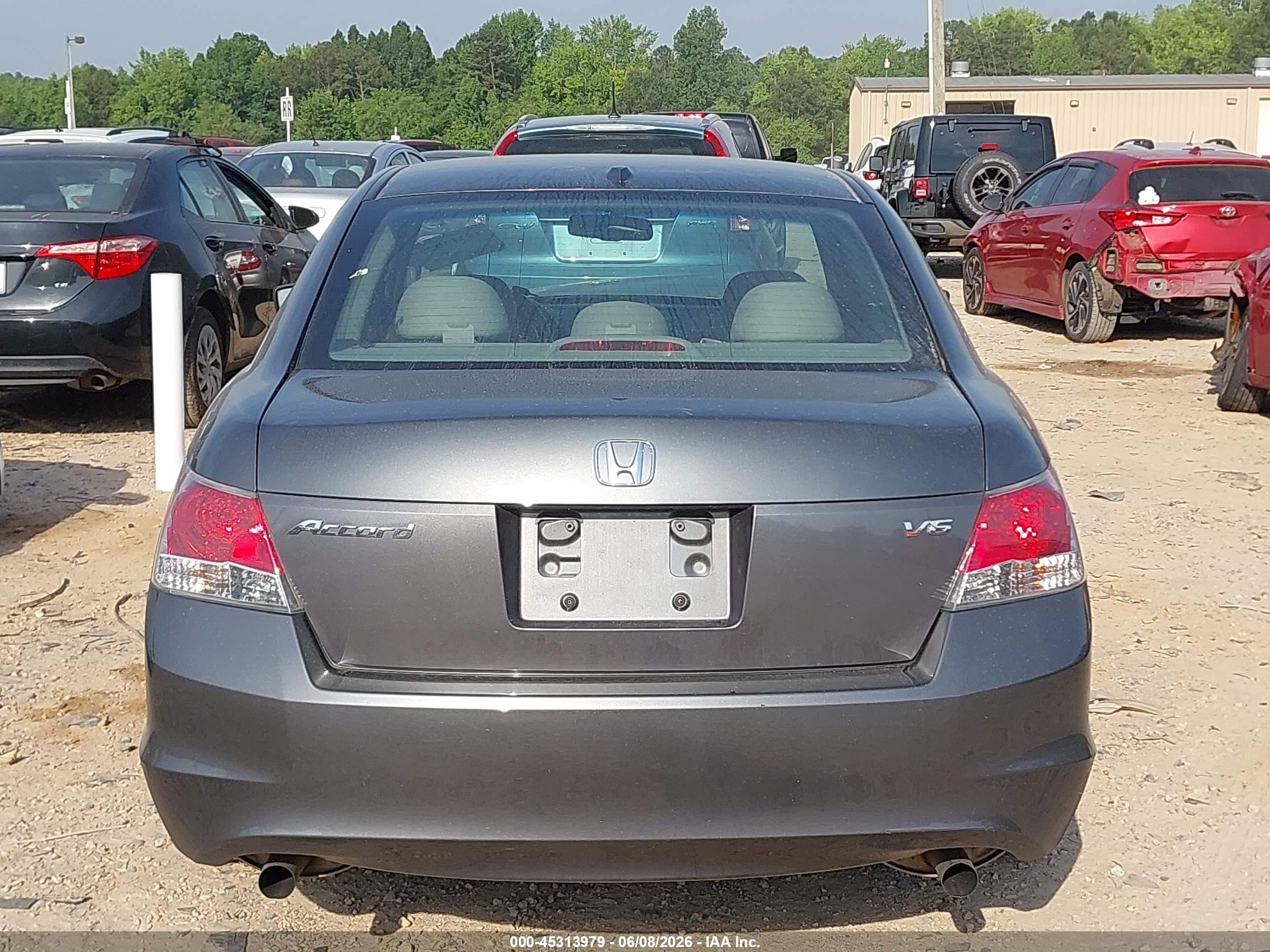 2009 Honda Accord 3.5 Ex-l Серый vin: 1HGCP36859A027999
