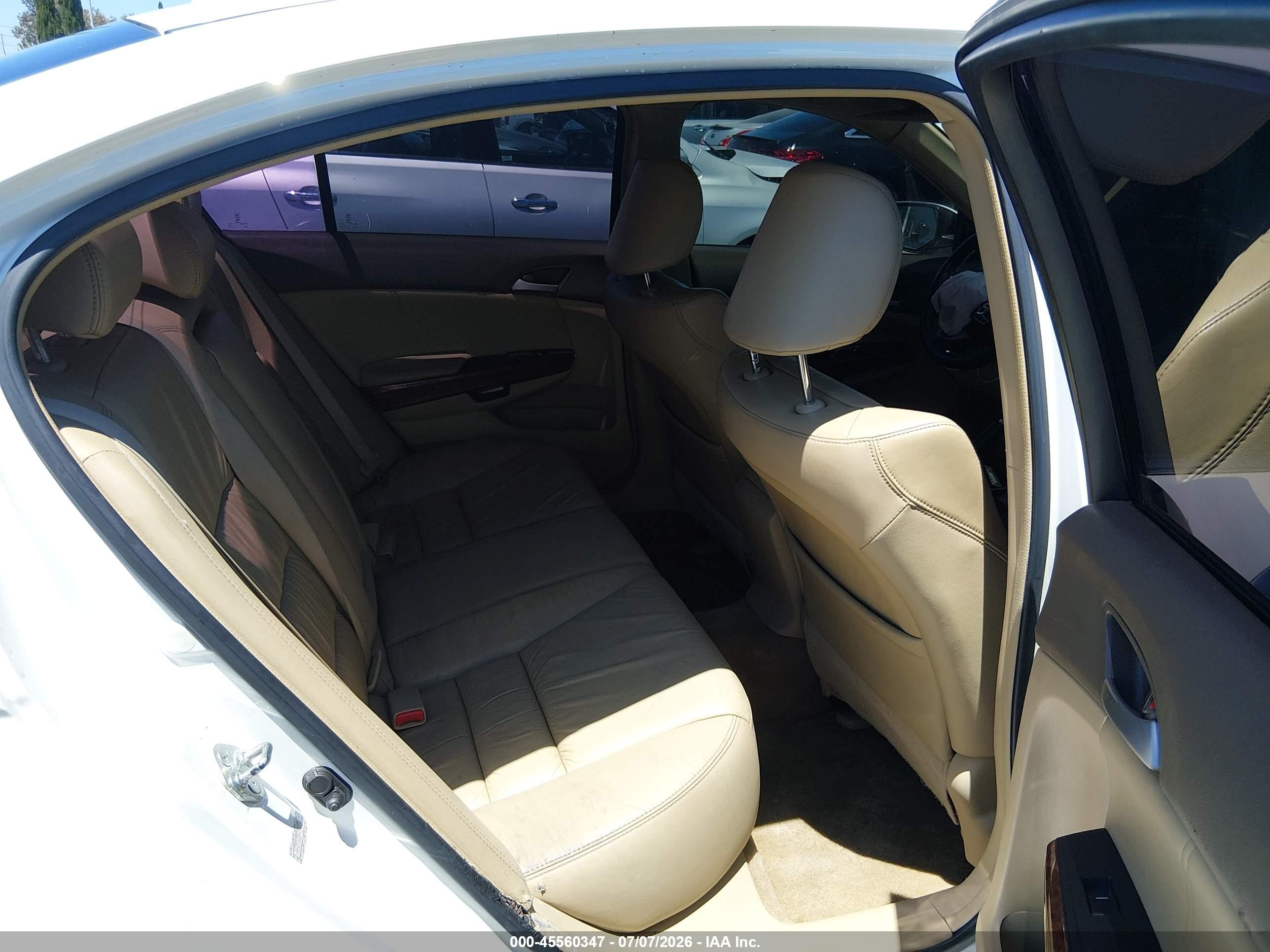 2009 Honda Accord 3.5 Ex-l Белый vin: 1HGCP36859A034919