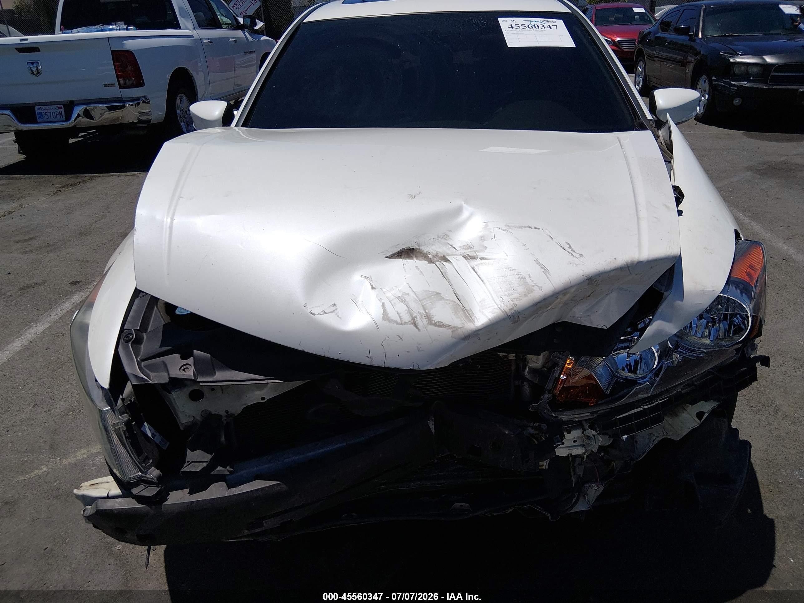 2009 Honda Accord 3.5 Ex-l Белый vin: 1HGCP36859A034919