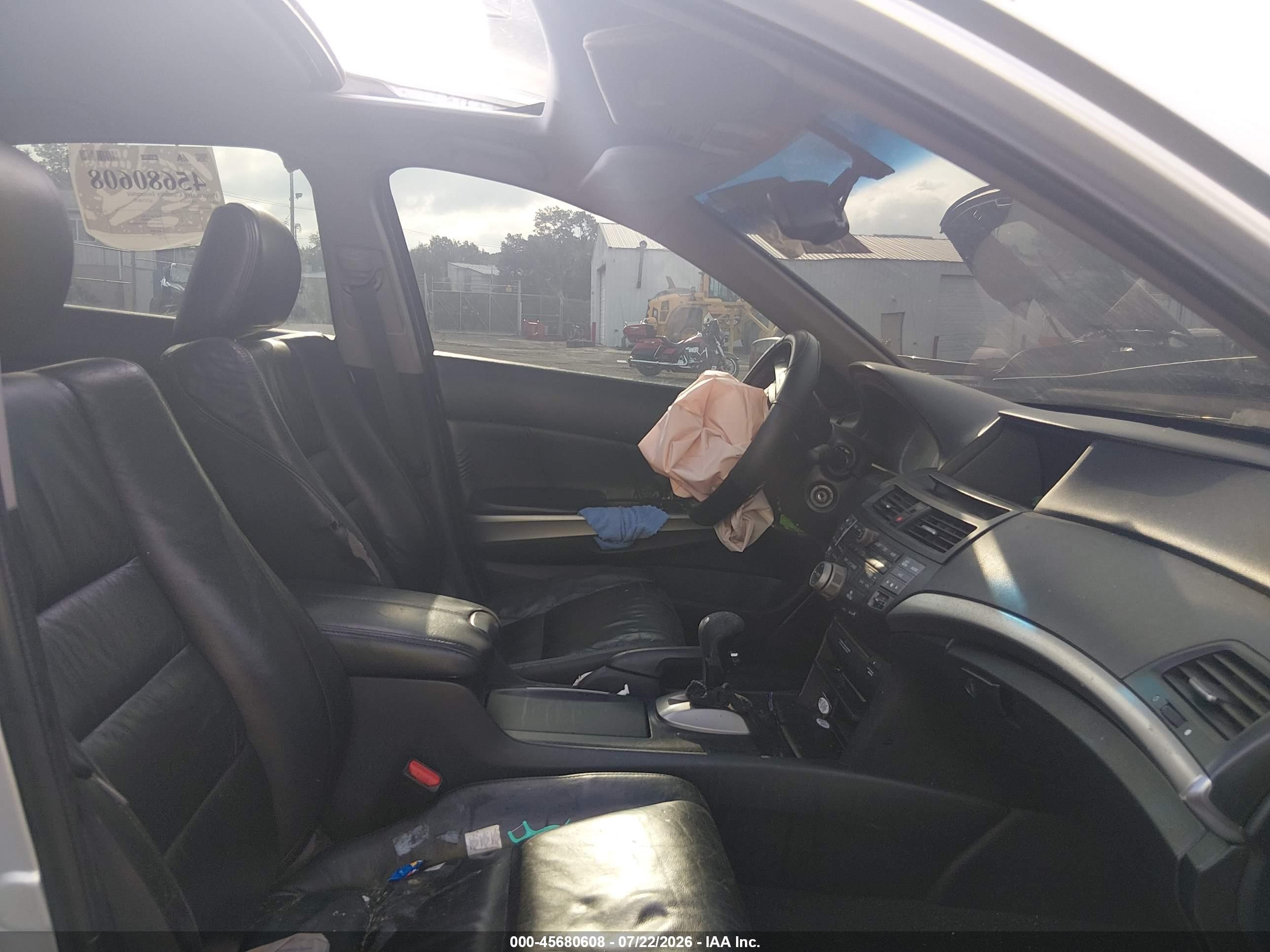 2009 Honda Accord 3.5 Ex-l Silver vin: 1HGCP36859A035665