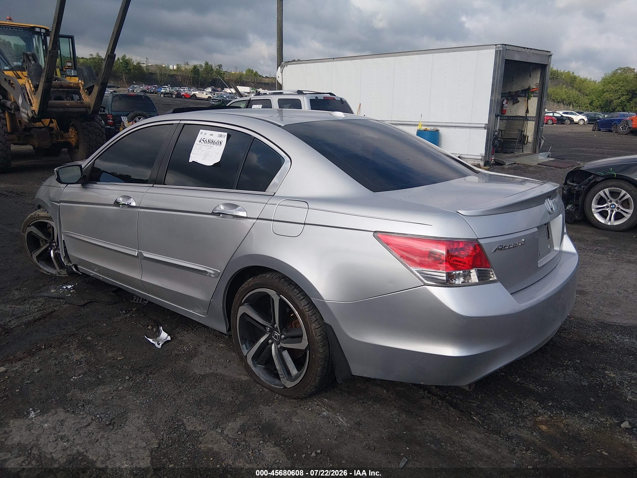 2009 Honda Accord 3.5 Ex-l Silver vin: 1HGCP36859A035665