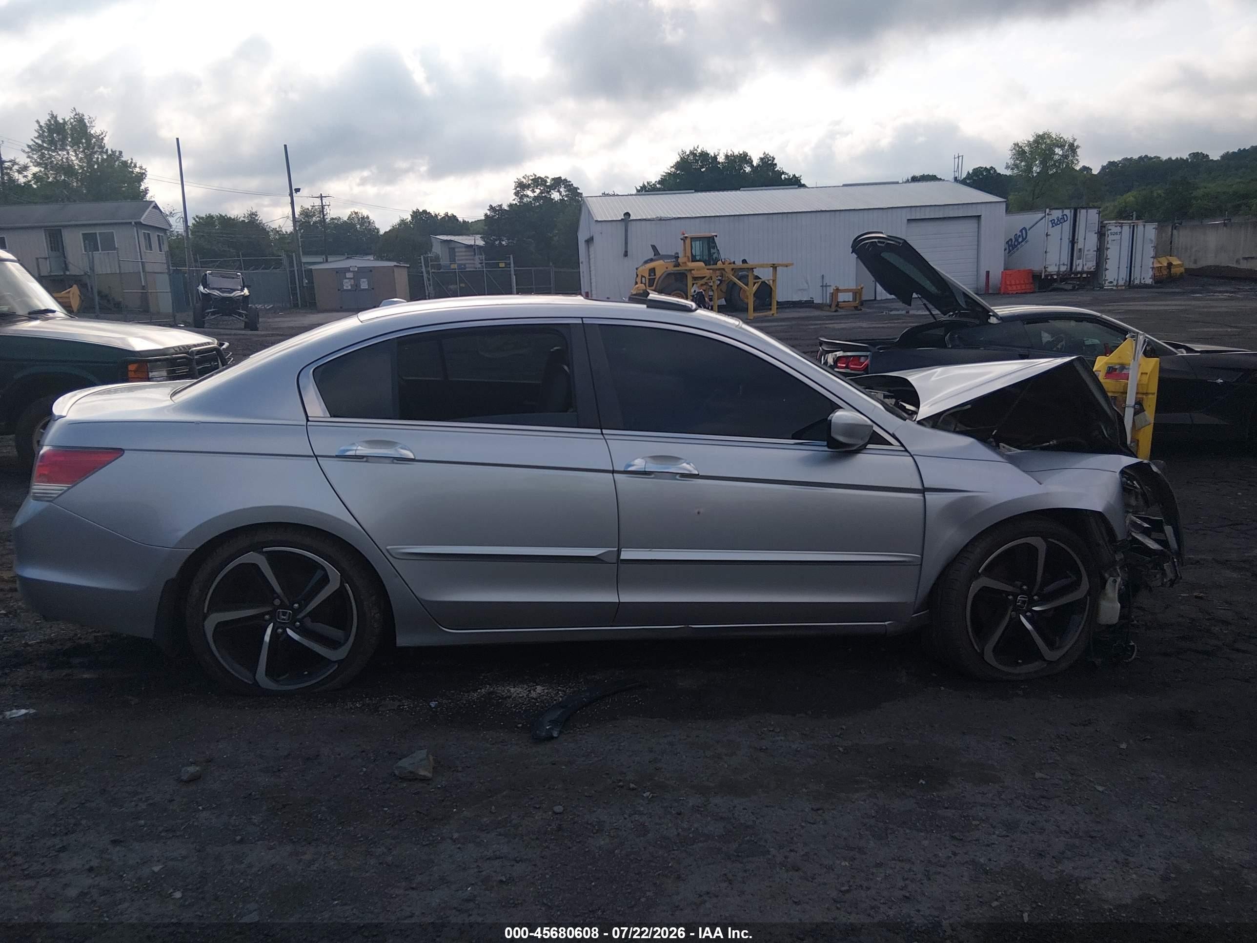 2009 Honda Accord 3.5 Ex-l Silver vin: 1HGCP36859A035665