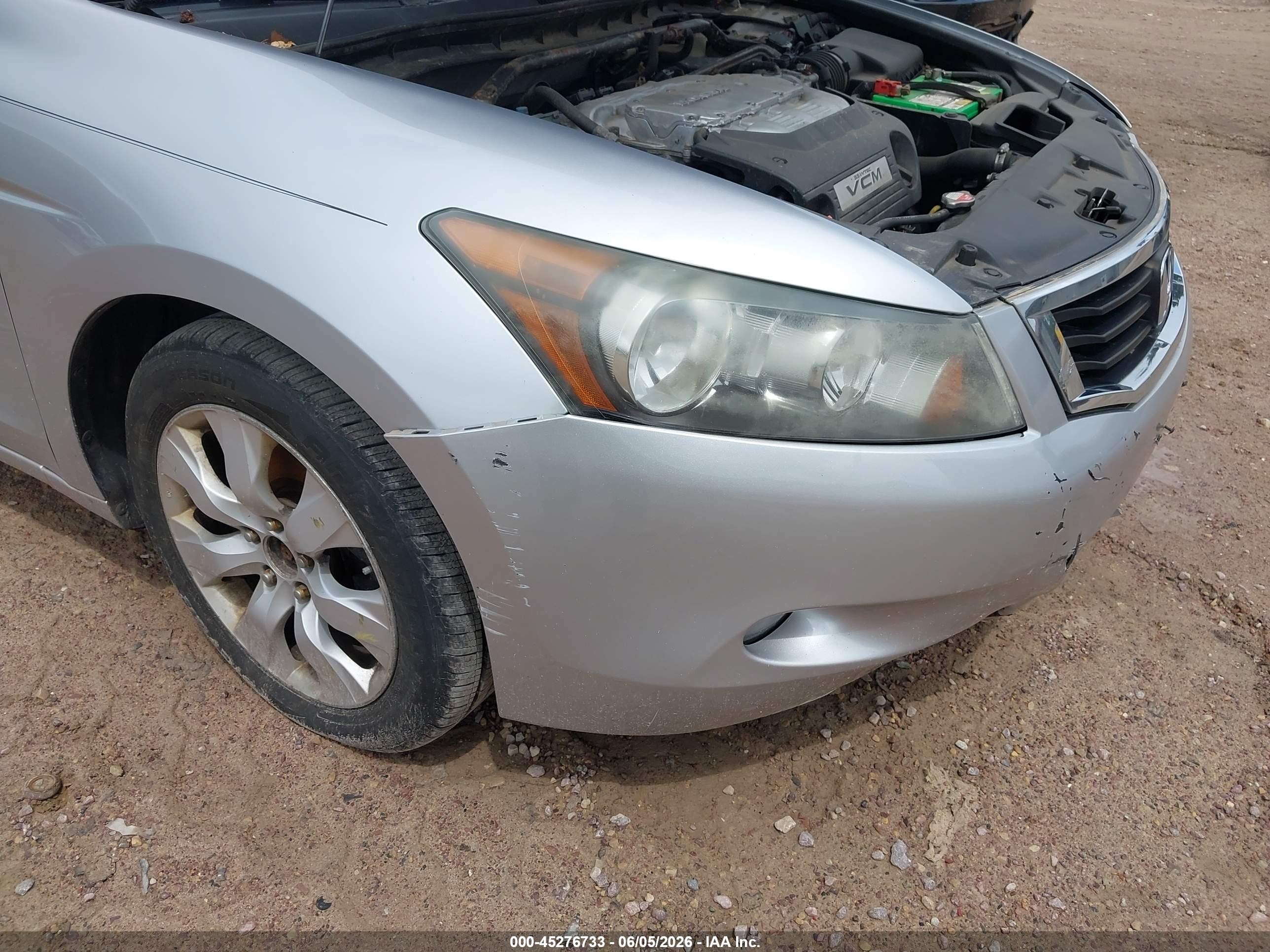 2009 Honda Accord 3.5 Ex-l Silver vin: 1HGCP36859A043412