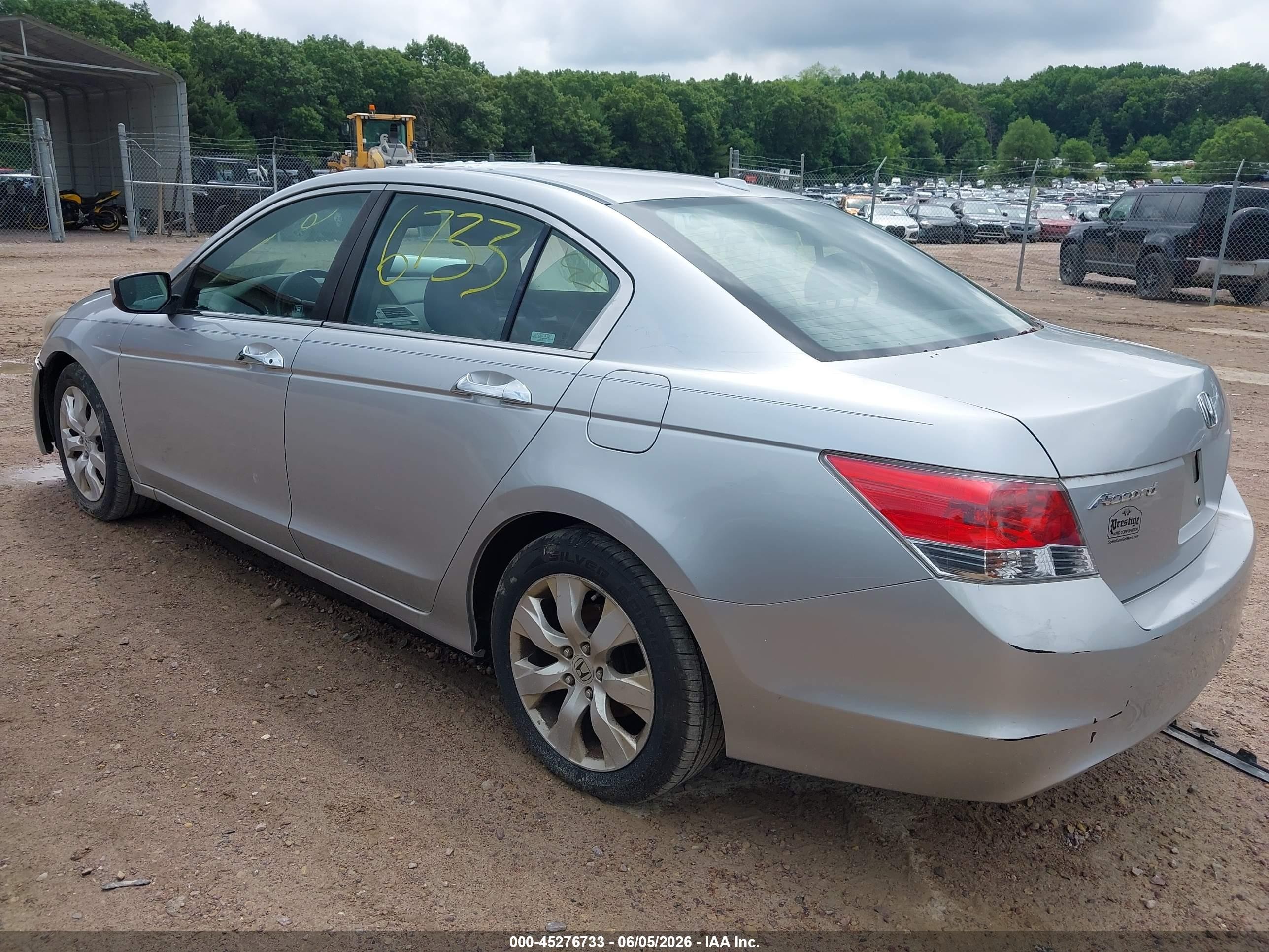 2009 Honda Accord 3.5 Ex-l Silver vin: 1HGCP36859A043412