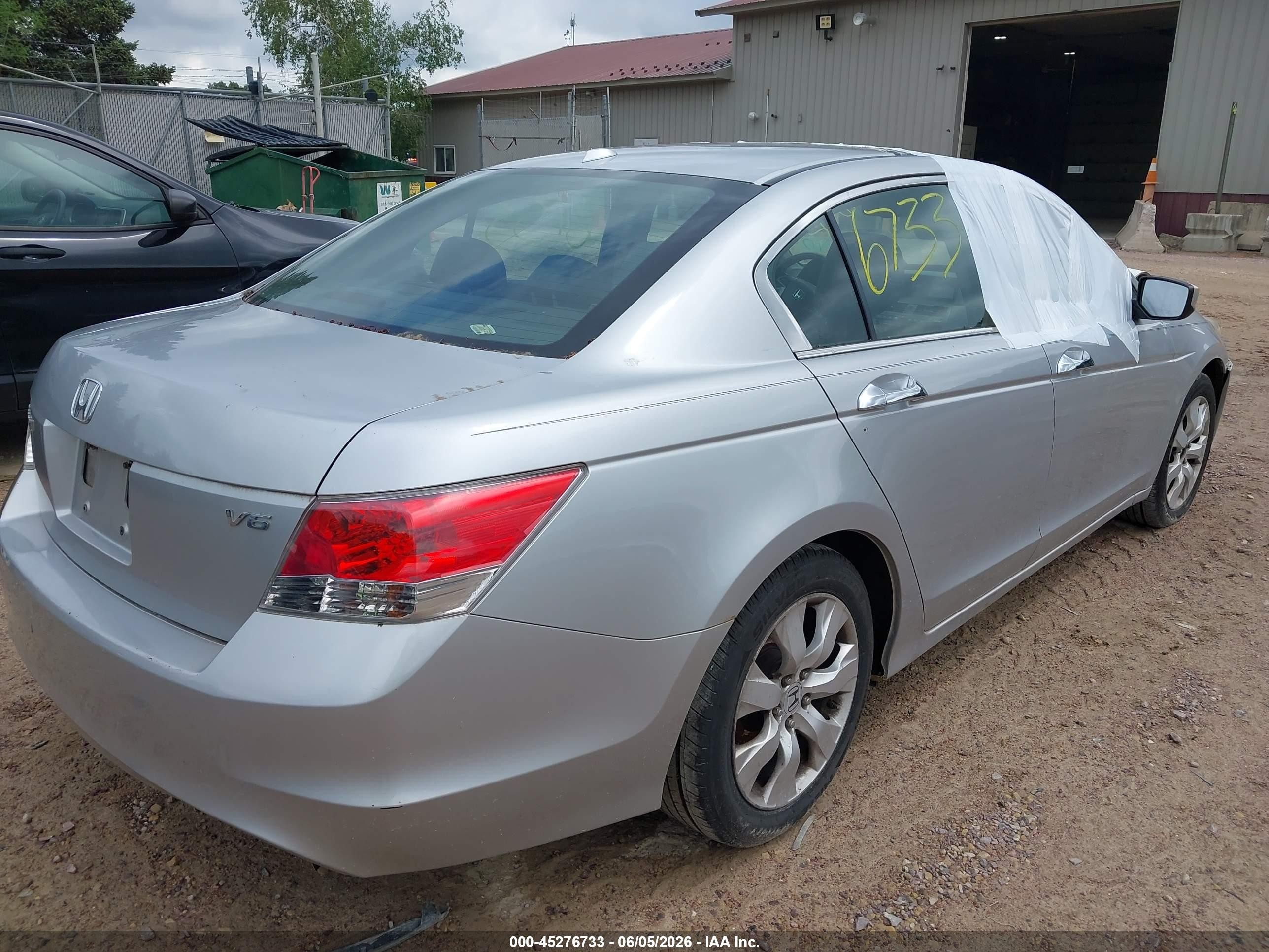 2009 Honda Accord 3.5 Ex-l Silver vin: 1HGCP36859A043412