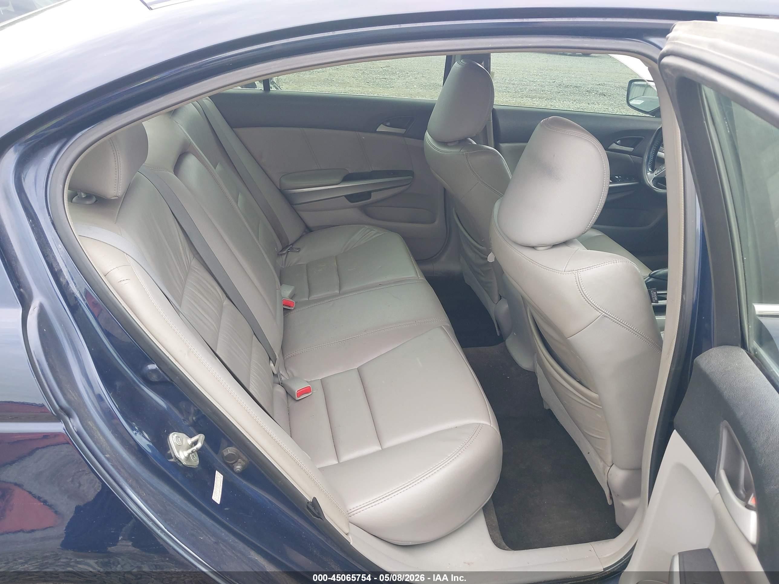 2009 Honda Accord 3.5 Ex-l Blue vin: 1HGCP36859A048674