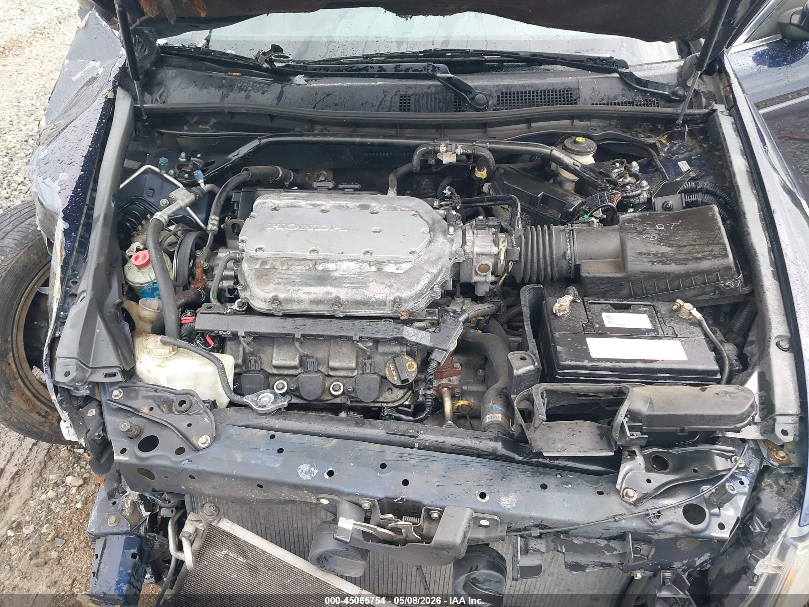 2009 Honda Accord 3.5 Ex-l Blue vin: 1HGCP36859A048674