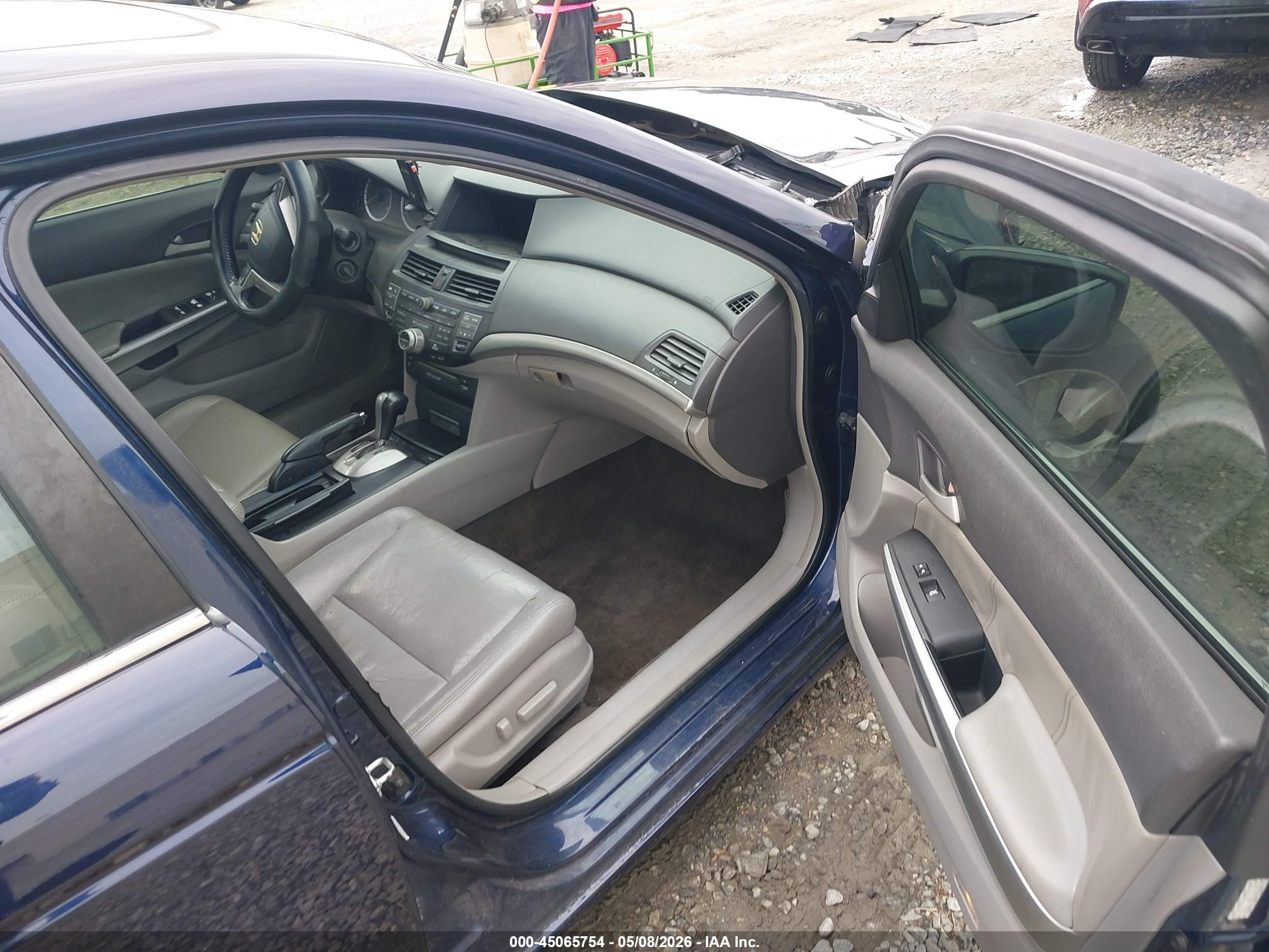 2009 Honda Accord 3.5 Ex-l Blue vin: 1HGCP36859A048674