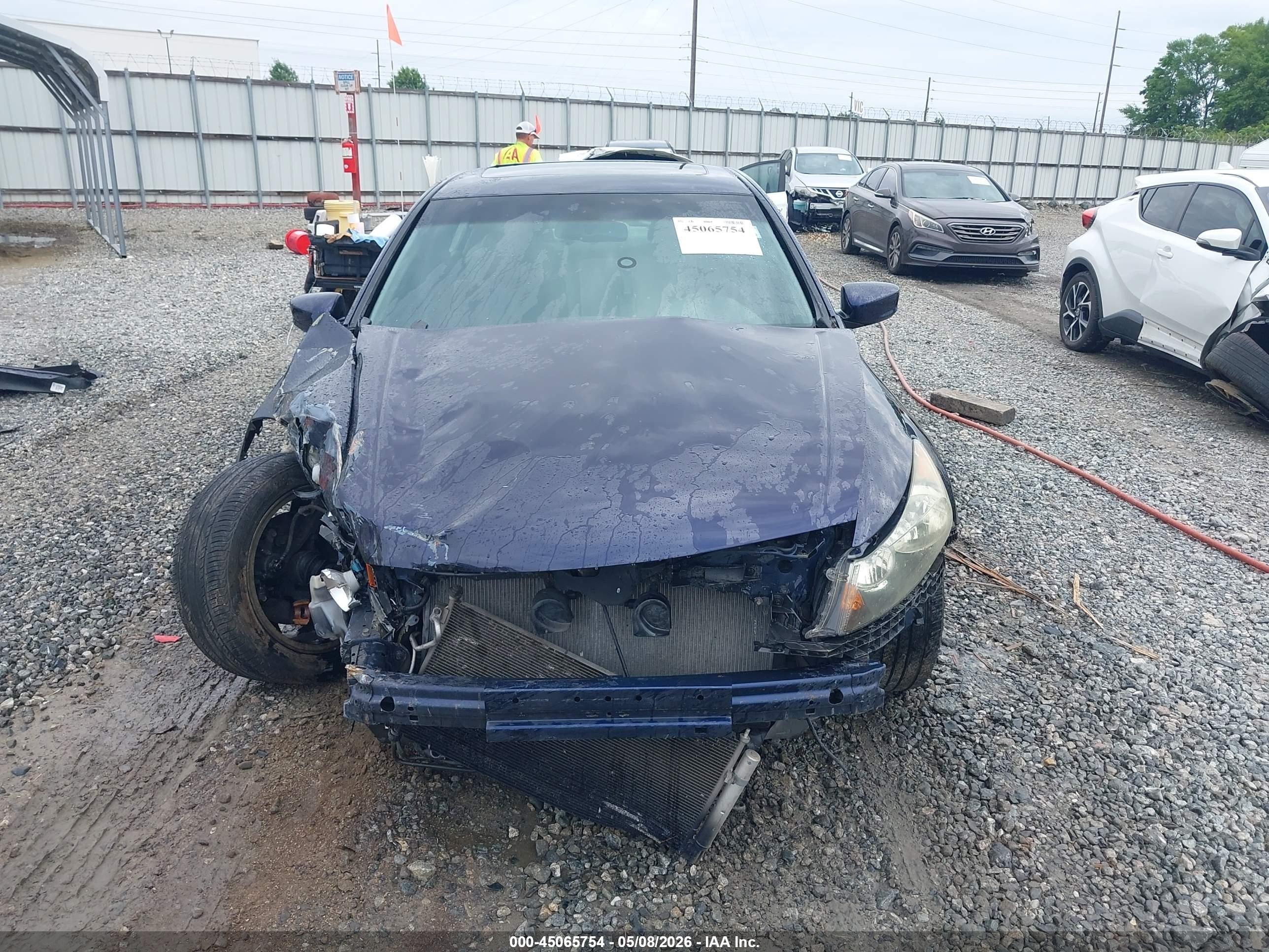 2009 Honda Accord 3.5 Ex-l Blue vin: 1HGCP36859A048674