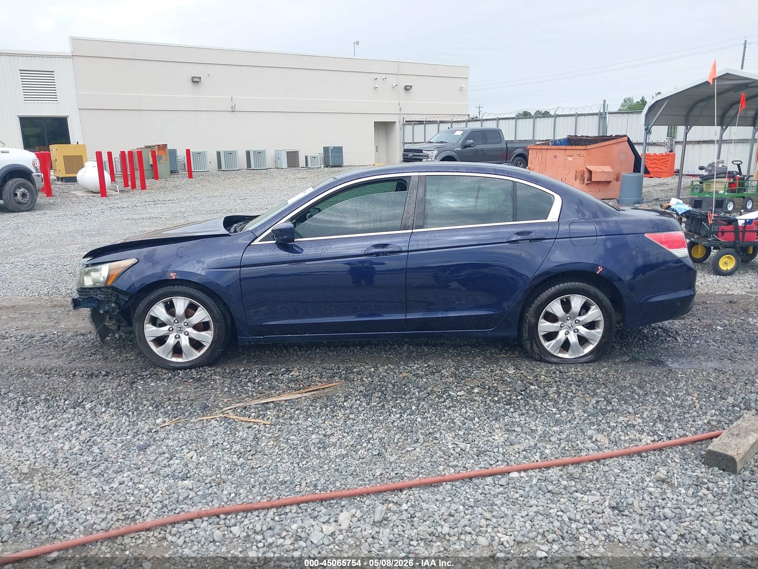 2009 Honda Accord 3.5 Ex-l Blue vin: 1HGCP36859A048674