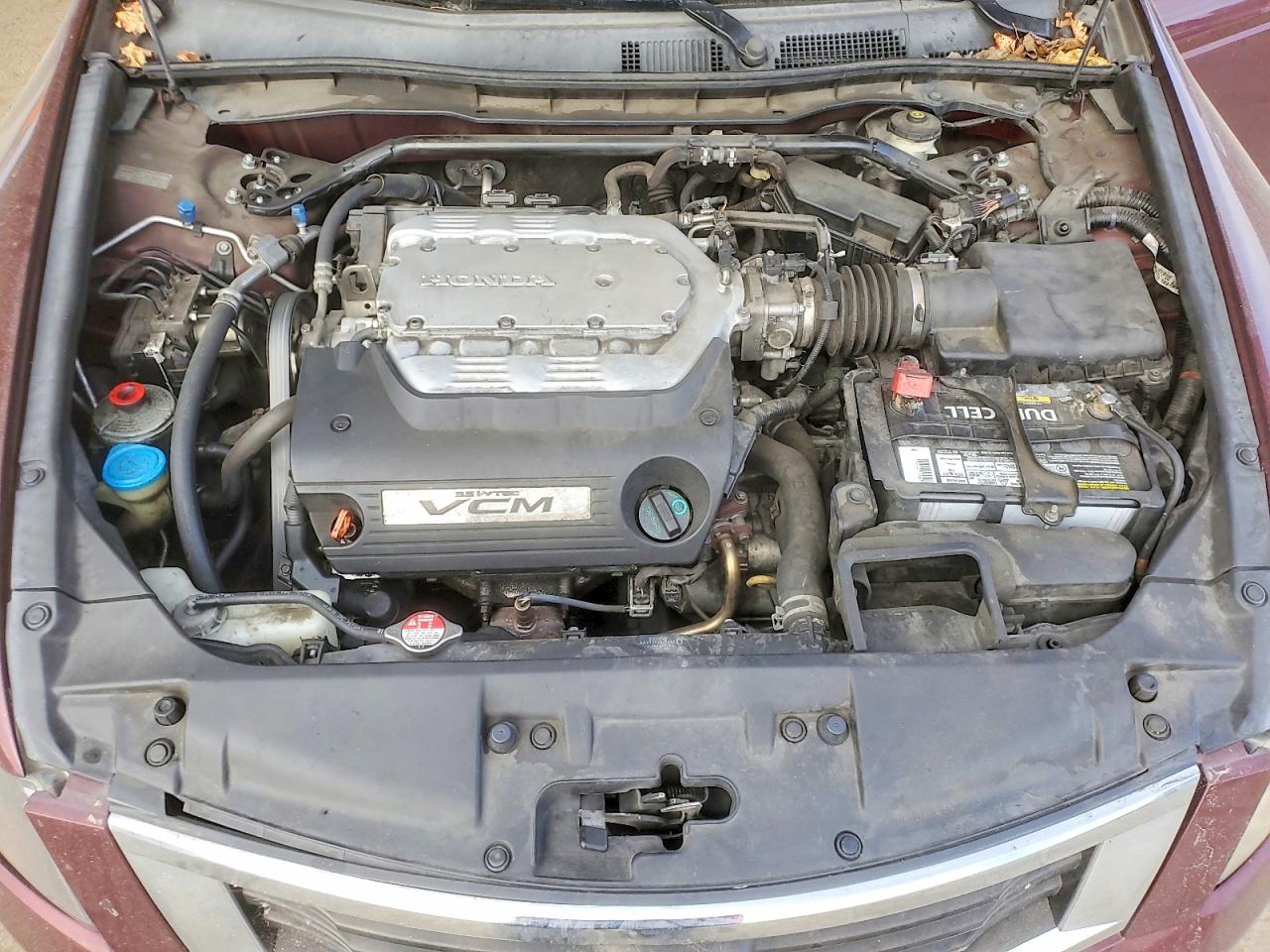 2009 Honda Accord Exl Бордовый vin: 1HGCP36859A050294