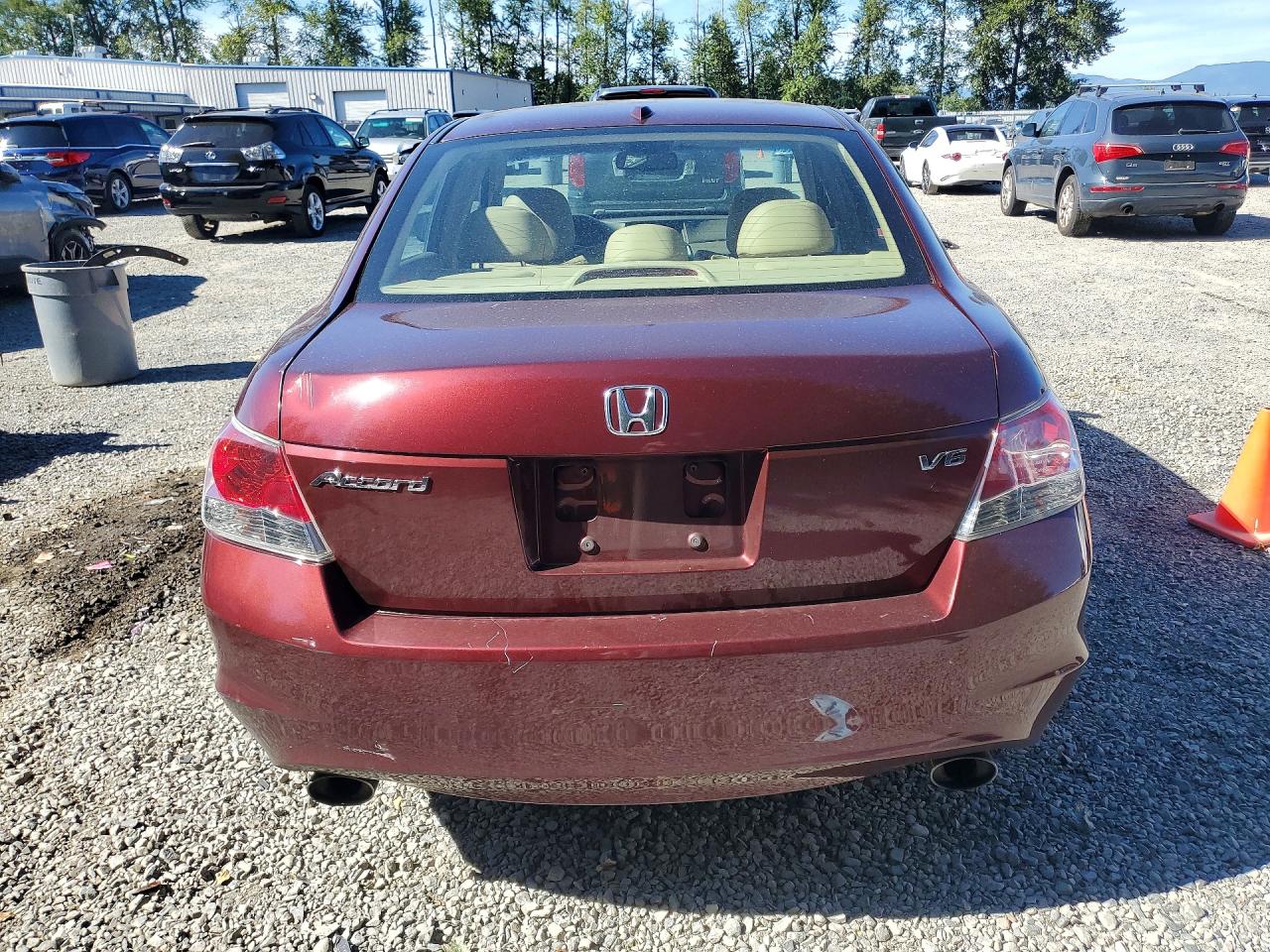 2009 Honda Accord Exl Темно-бордовый vin: 1HGCP36859A051641