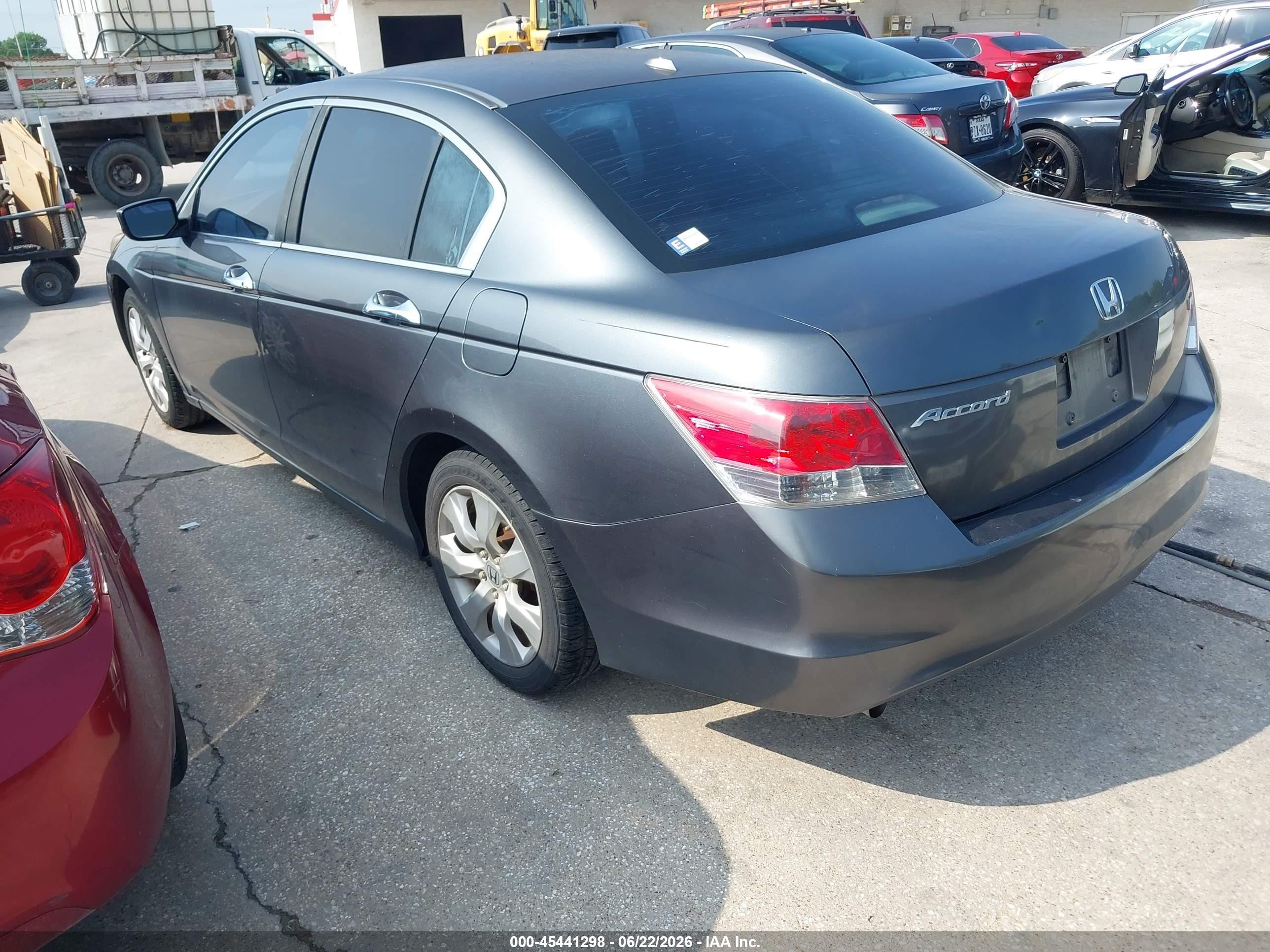 2008 Honda Accord 3.5 Ex-l Gray vin: 1HGCP36868A002771
