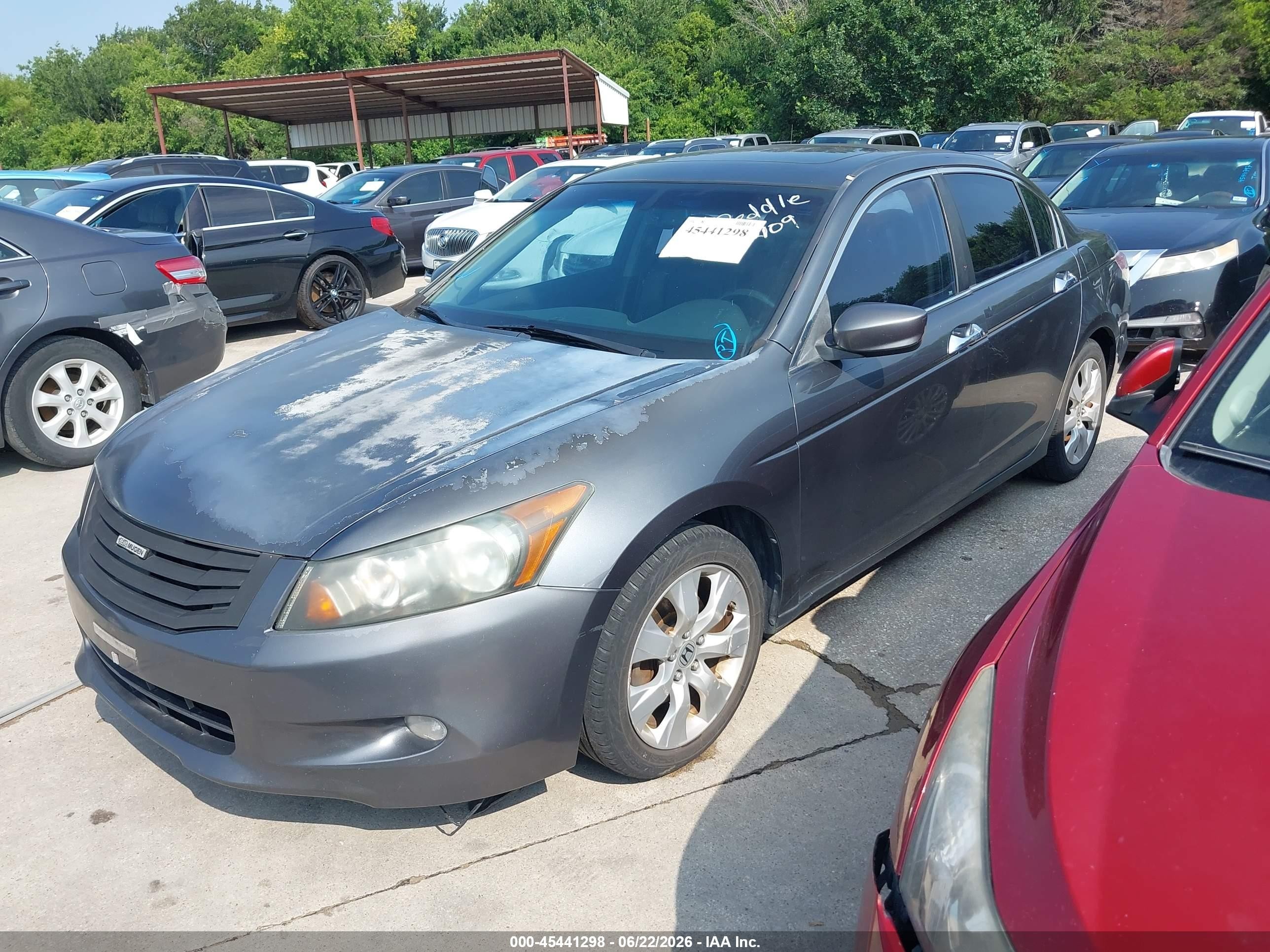 2008 Honda Accord 3.5 Ex-l Gray vin: 1HGCP36868A002771