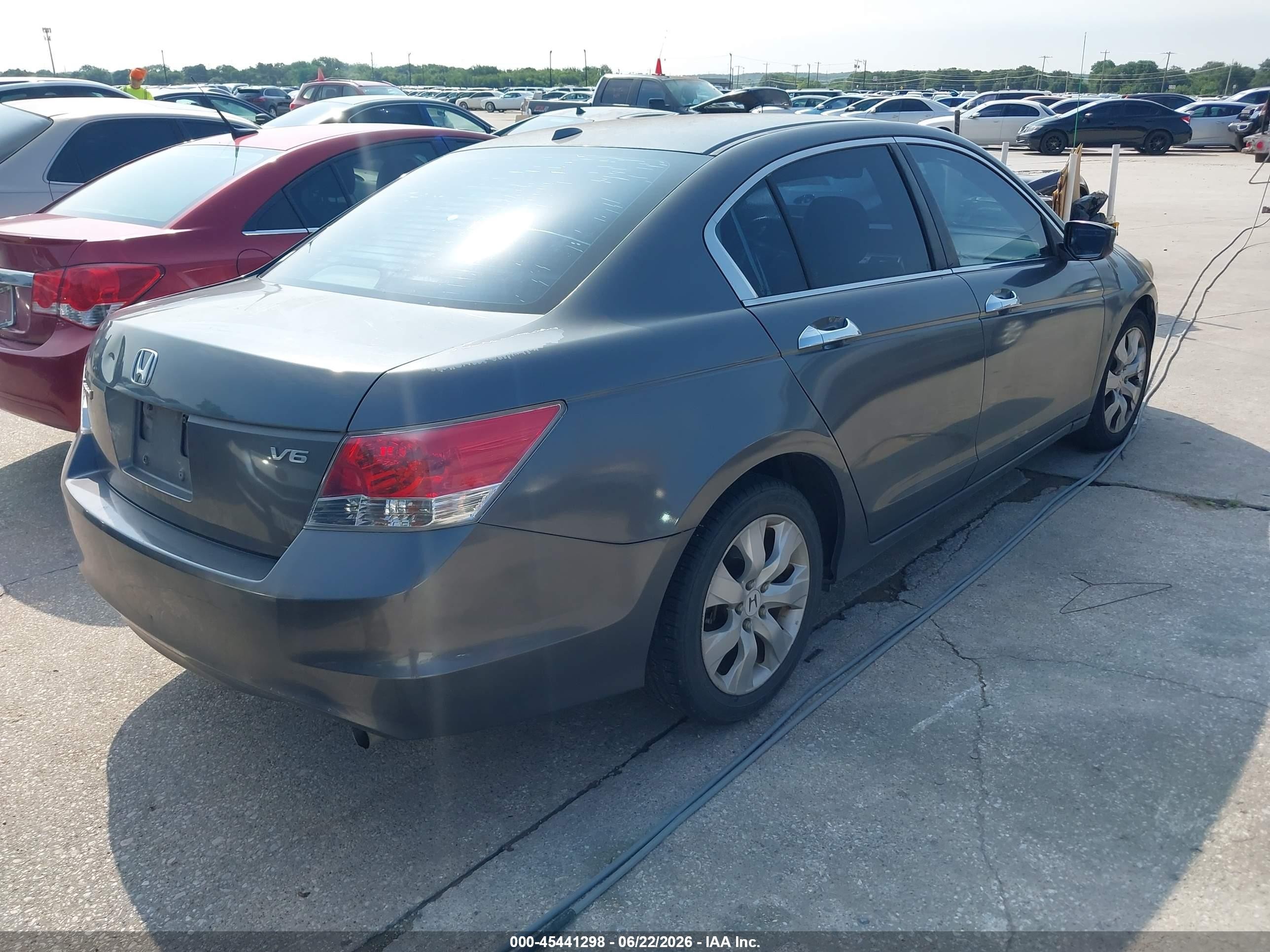 2008 Honda Accord 3.5 Ex-l Gray vin: 1HGCP36868A002771