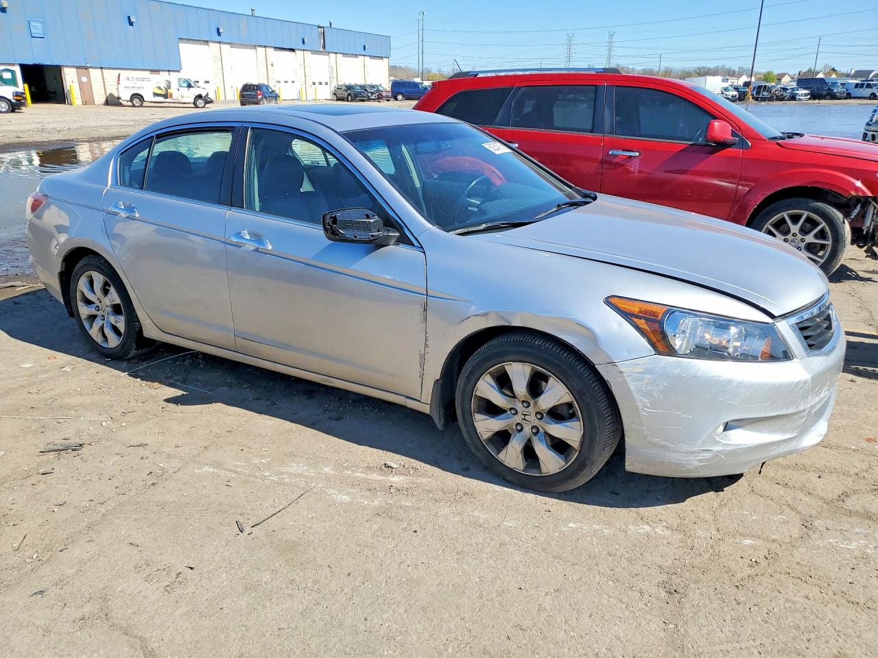 2008 Honda Accord Exl Silver vin: 1HGCP36868A009798