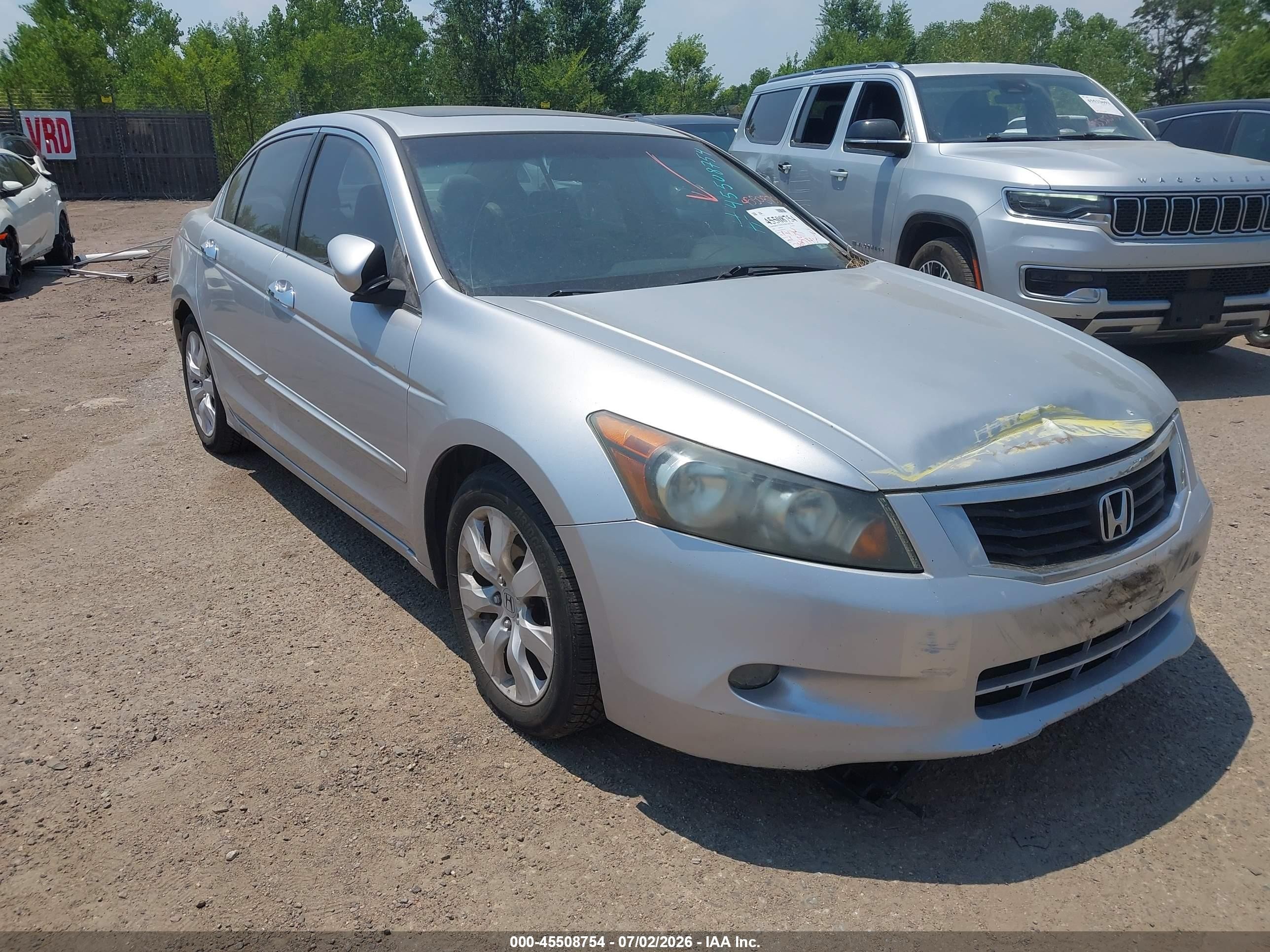 2008 Honda Accord 3.5 Ex-l Серебряный vin: 1HGCP36868A011633