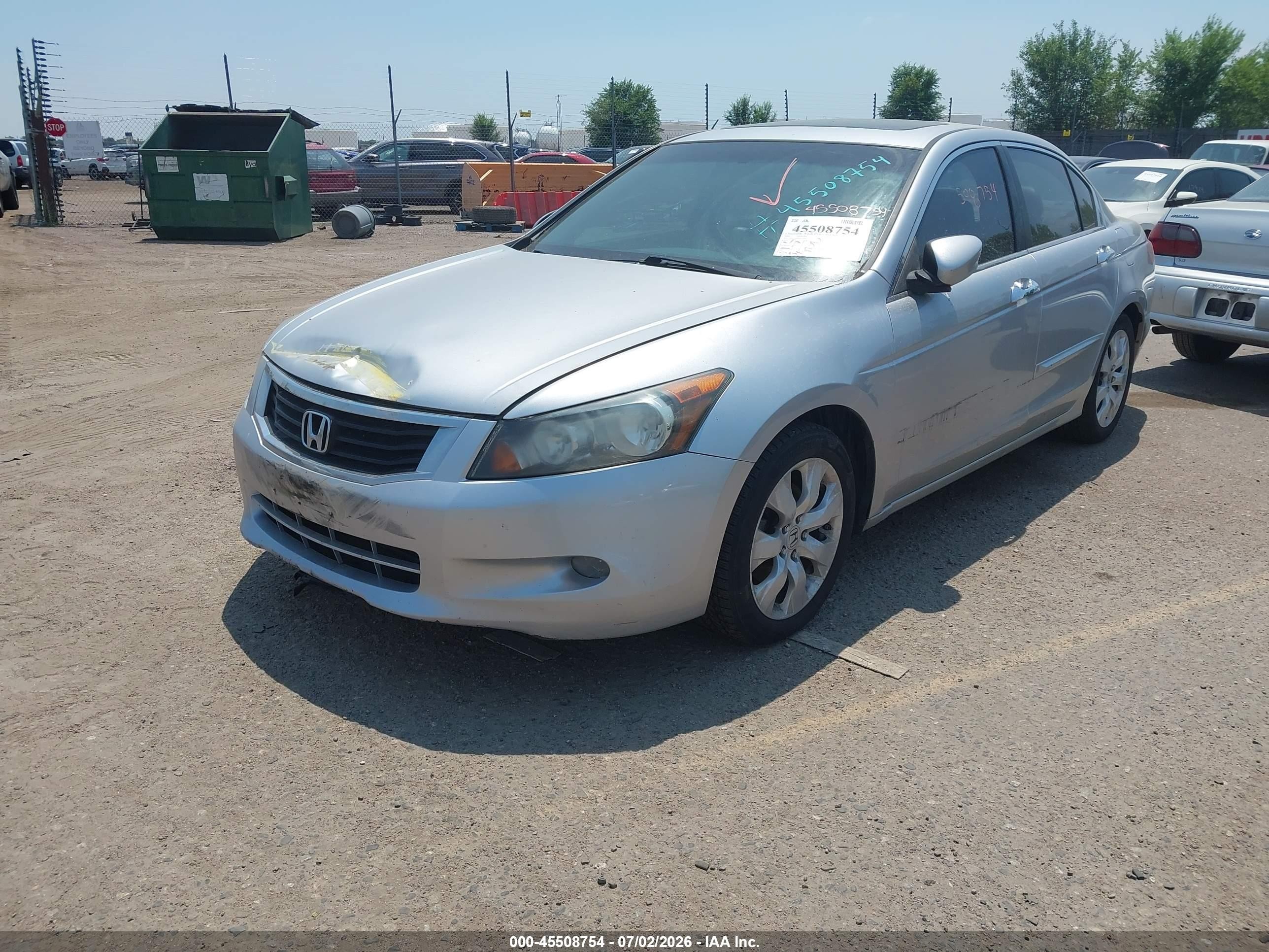 2008 Honda Accord 3.5 Ex-l Серебряный vin: 1HGCP36868A011633