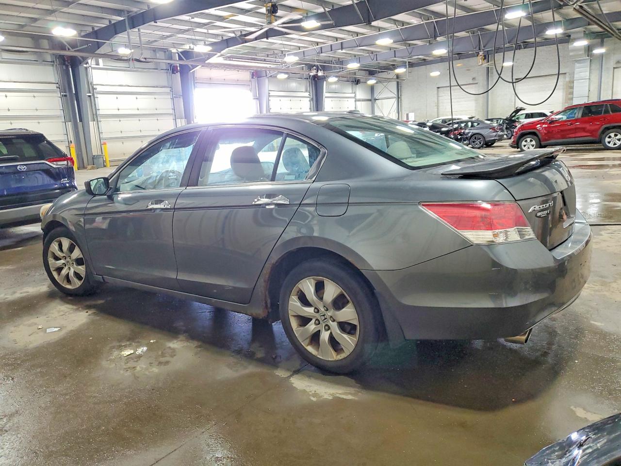 2008 Honda Accord Exl Gray vin: 1HGCP36868A017643