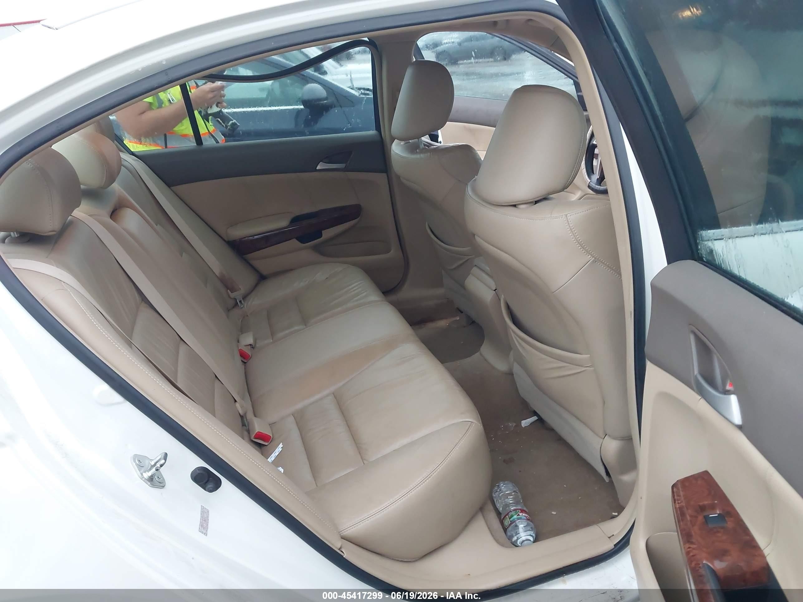 2008 Honda Accord 3.5 Ex-l White vin: 1HGCP36868A037102