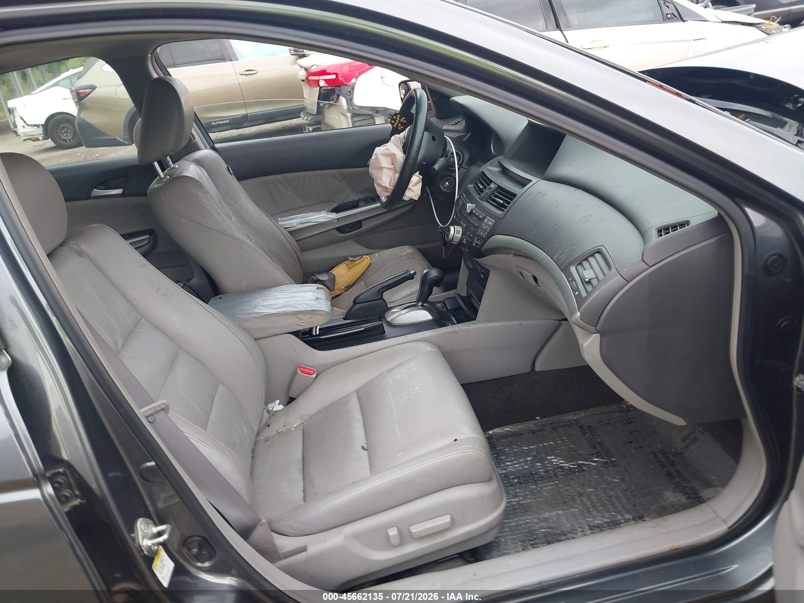 2008 Honda Accord 3.5 Ex-l Gray vin: 1HGCP36868A043756