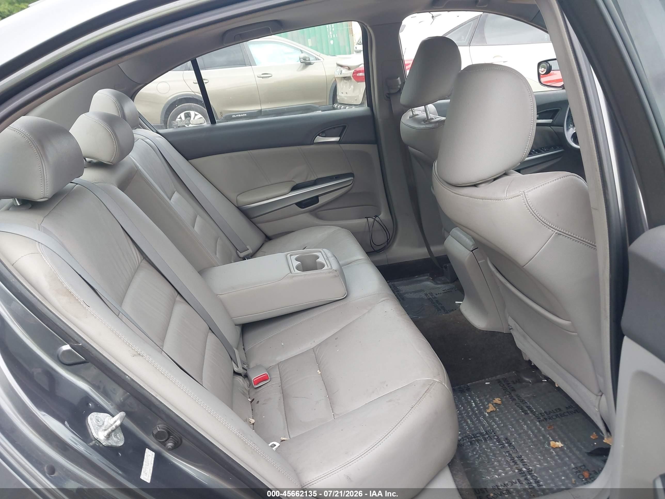 2008 Honda Accord 3.5 Ex-l Gray vin: 1HGCP36868A043756
