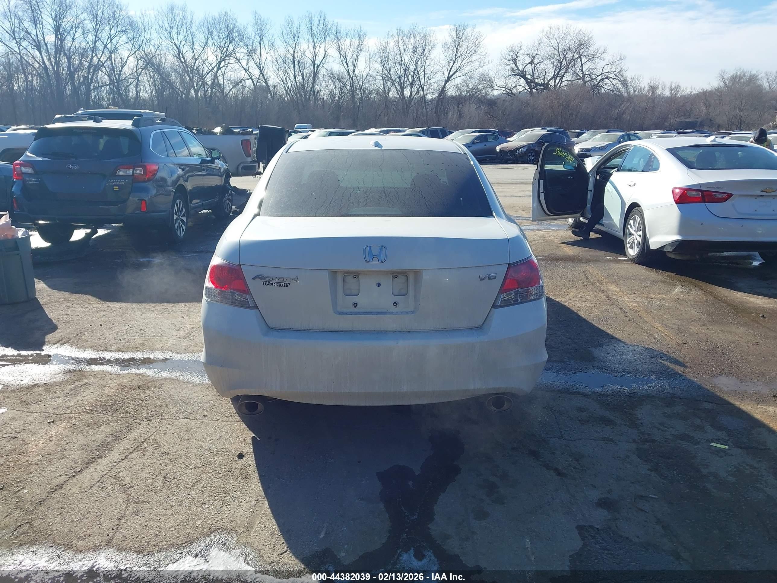2008 Honda Accord 3.5 Ex-l White vin: 1HGCP36868A059083