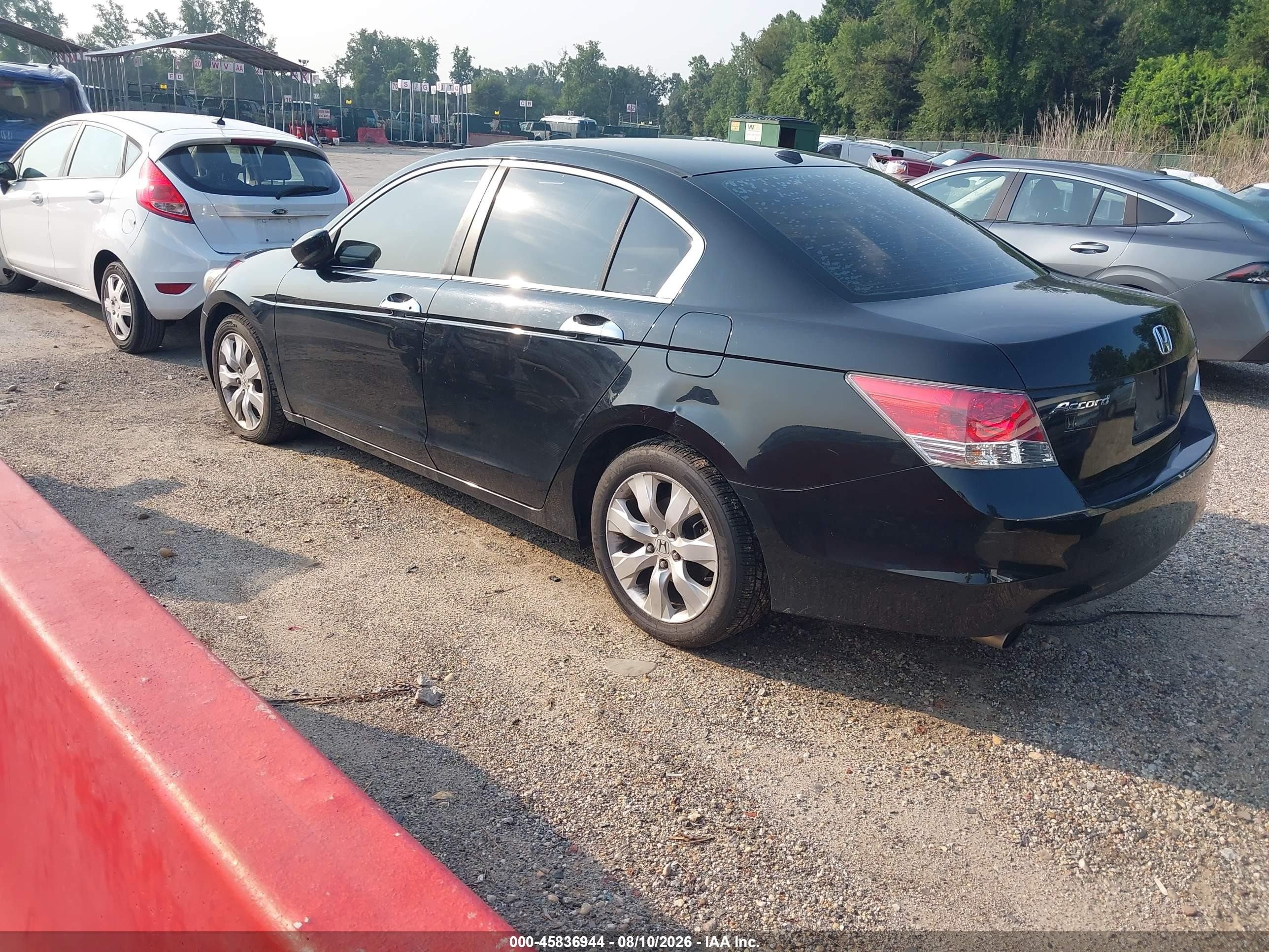 2008 Honda Accord 3.5 Ex-l Black vin: 1HGCP36868A060542