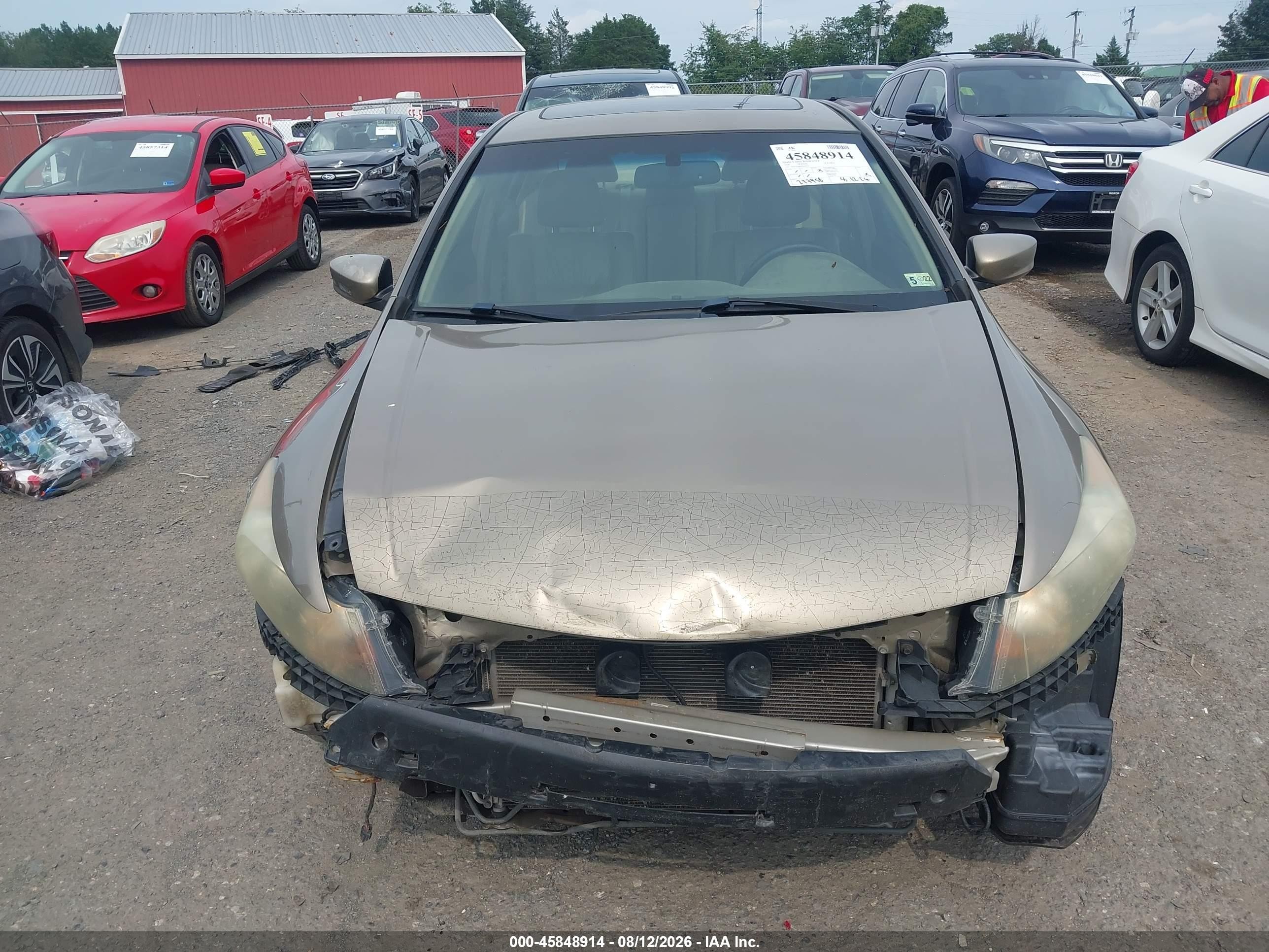 2008 Honda Accord 3.5 Ex-l Gold vin: 1HGCP36868A063036