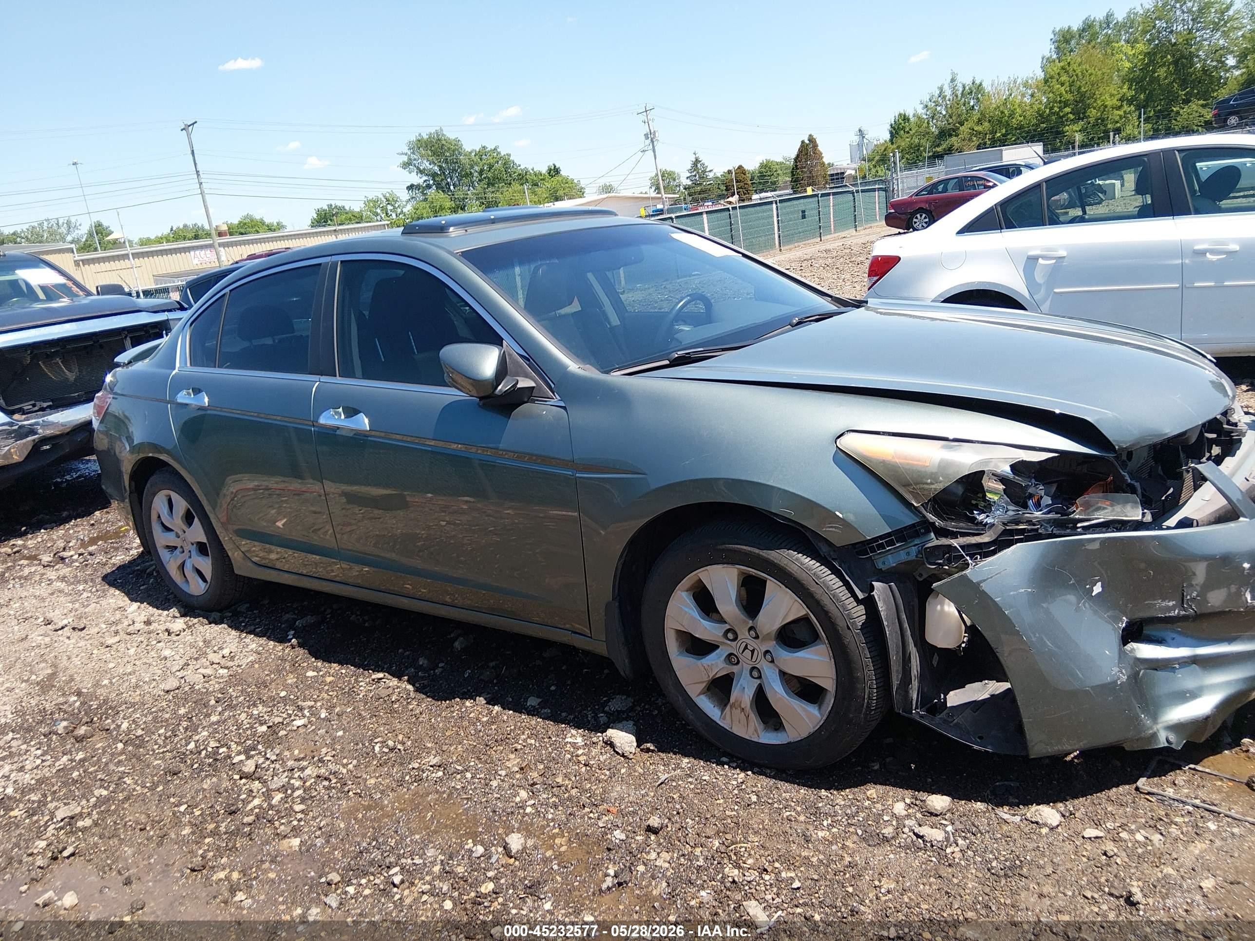2009 Honda Accord 3.5 Ex-l Gray vin: 1HGCP36869A001881
