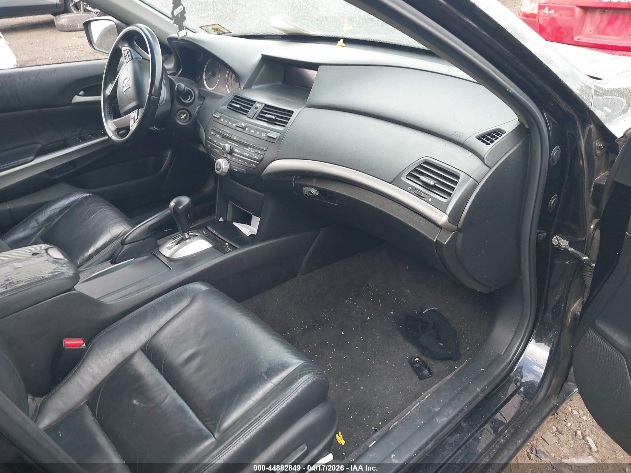 2009 Honda Accord 3.5 Ex-l Black vin: 1HGCP36869A009558