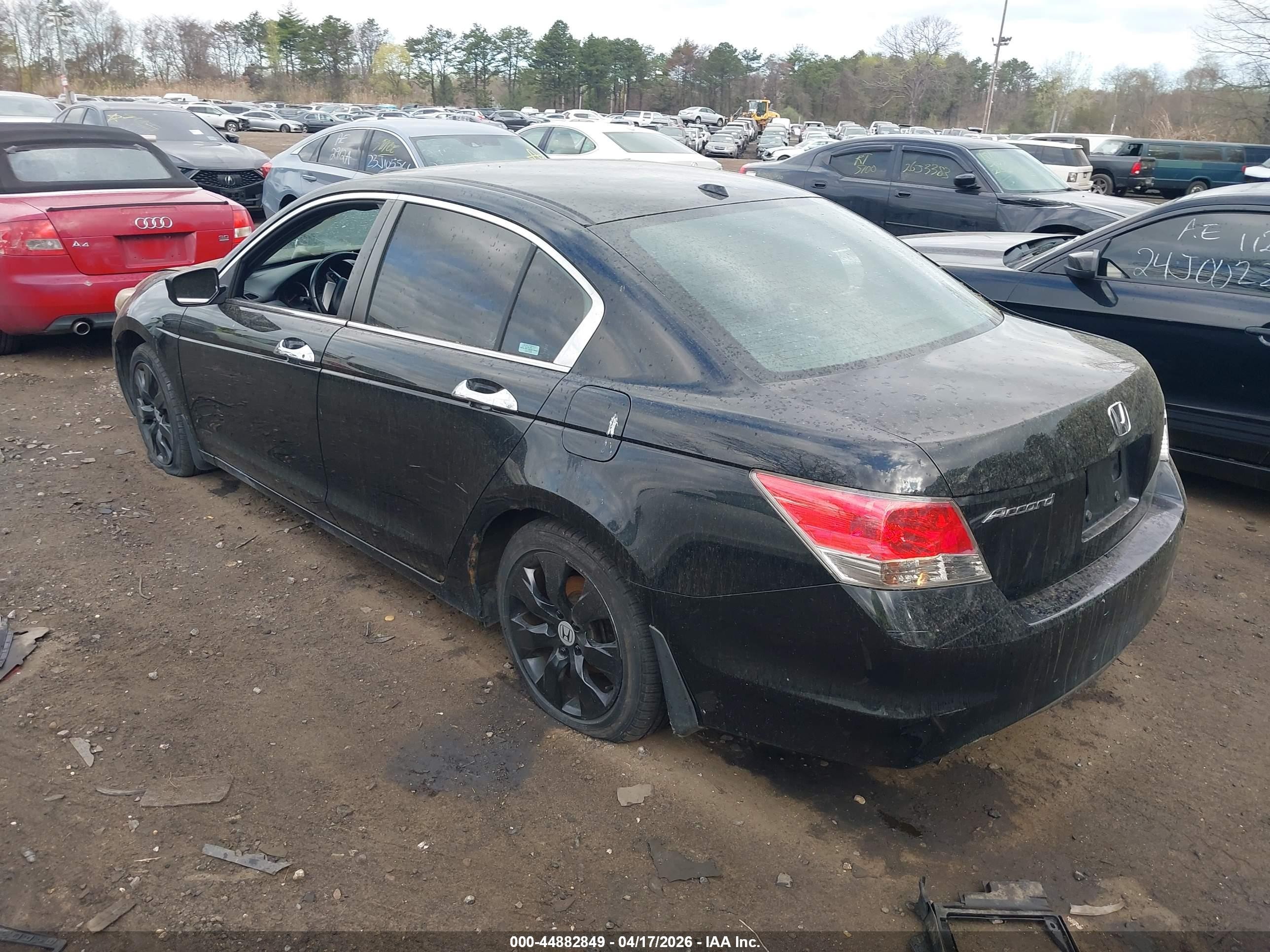 2009 Honda Accord 3.5 Ex-l Black vin: 1HGCP36869A009558