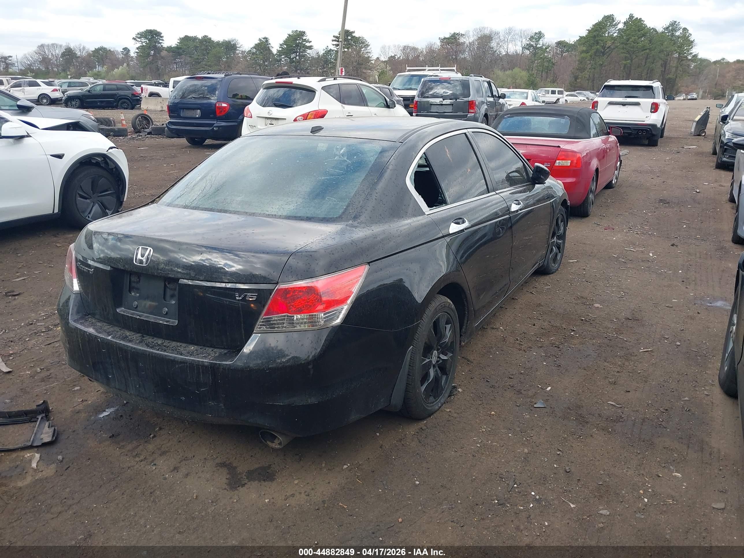 2009 Honda Accord 3.5 Ex-l Black vin: 1HGCP36869A009558