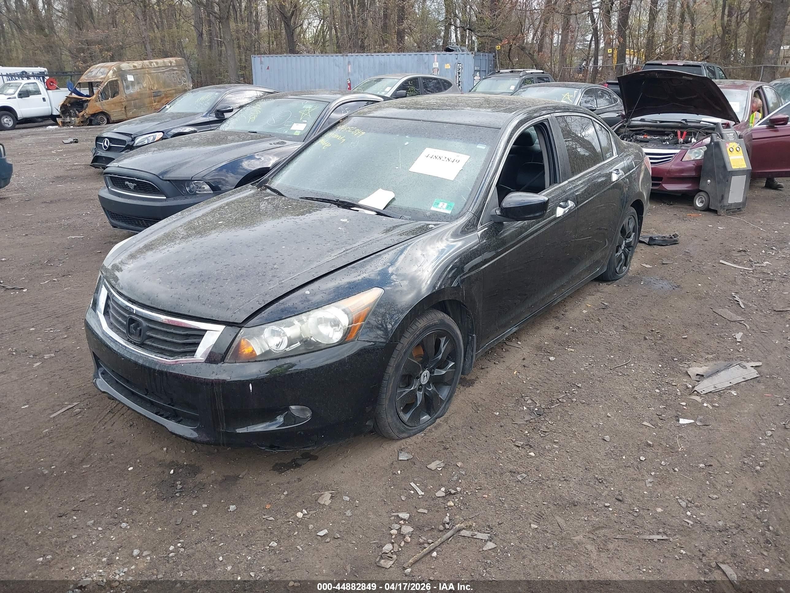 2009 Honda Accord 3.5 Ex-l Black vin: 1HGCP36869A009558