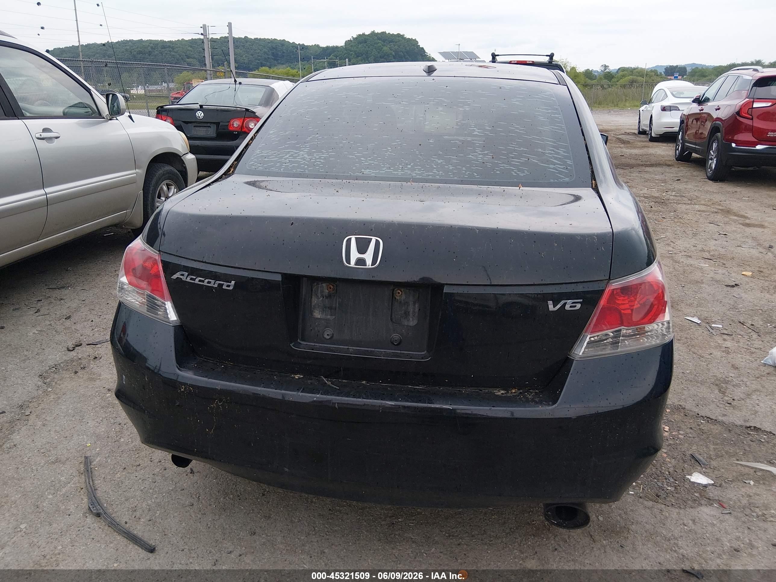 2009 Honda Accord 3.5 Ex-l Black vin: 1HGCP36869A021662