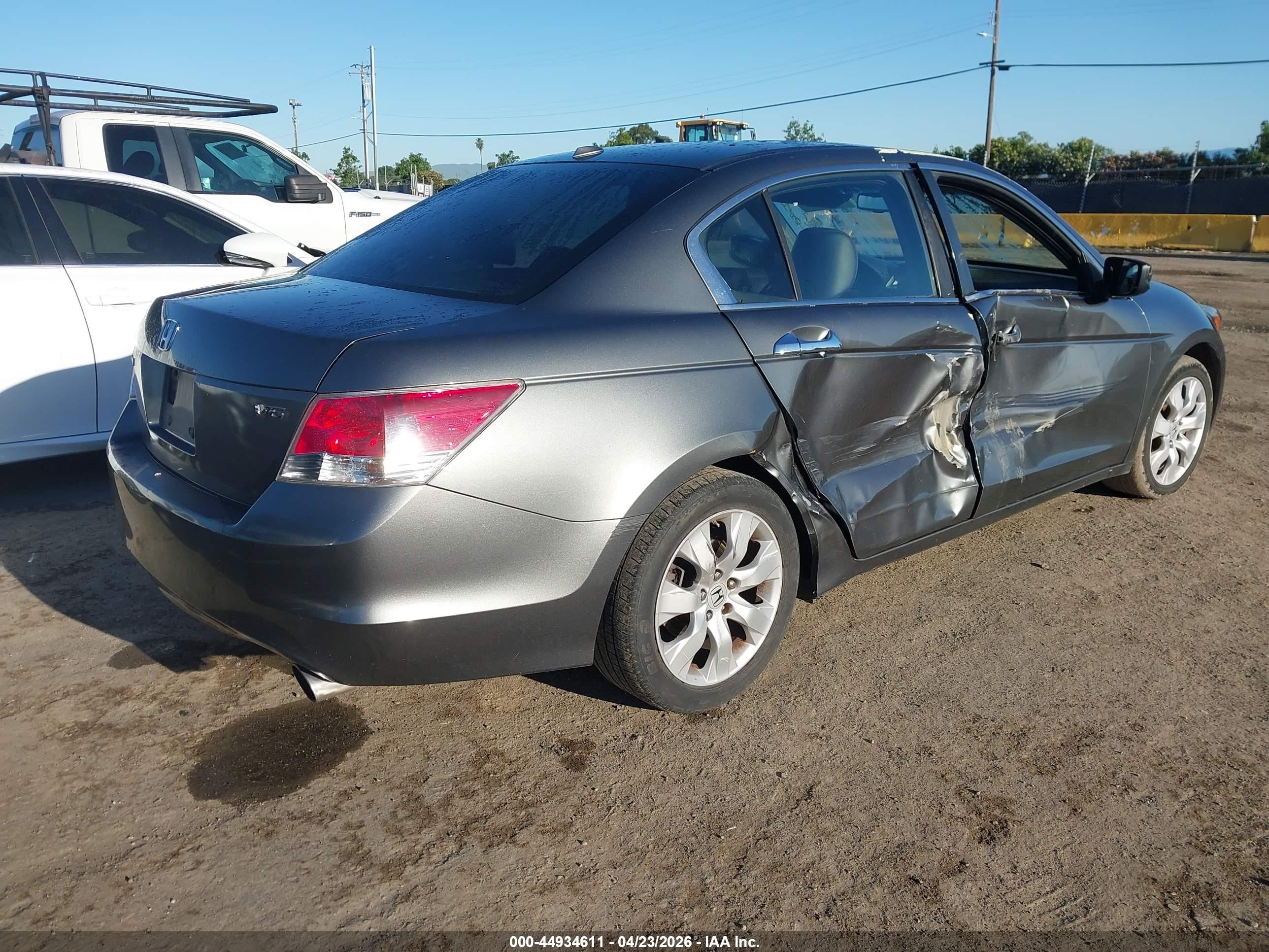2009 Honda Accord 3.5 Ex-l Gray vin: 1HGCP36869A025498