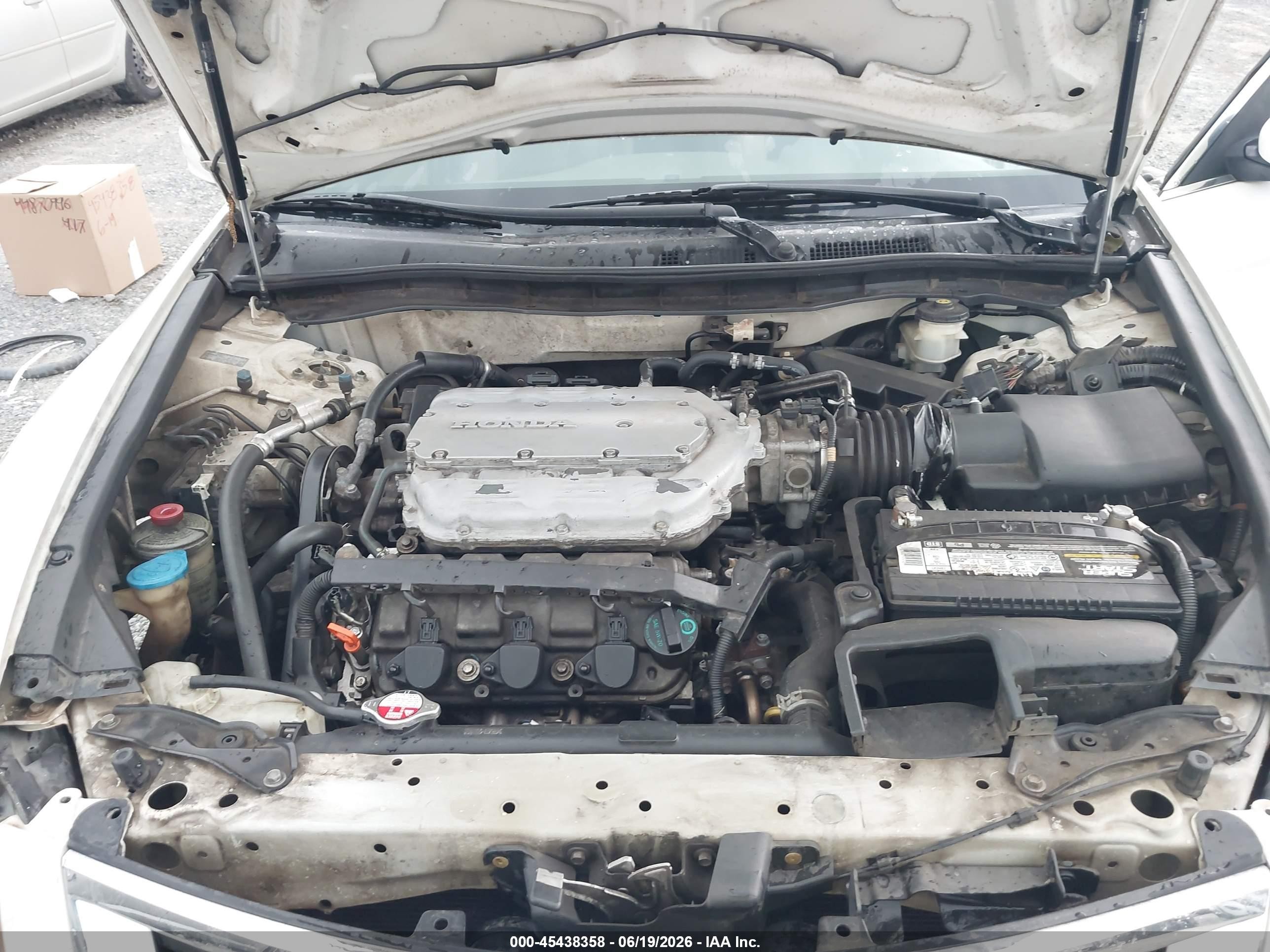 2009 Honda Accord 3.5 Ex-l White vin: 1HGCP36869A042429