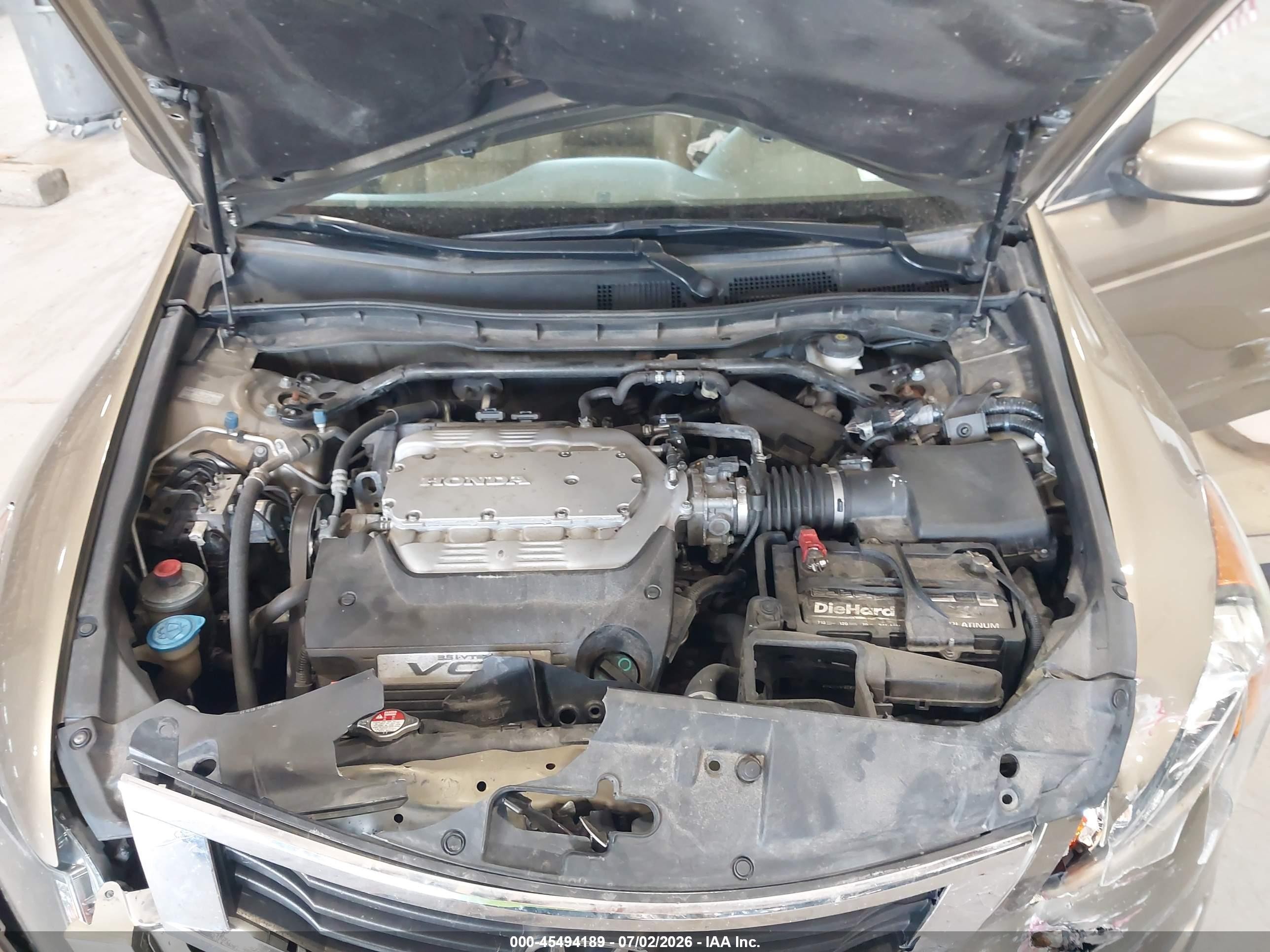 2009 Honda Accord 3.5 Ex-l Beige vin: 1HGCP36869A042673